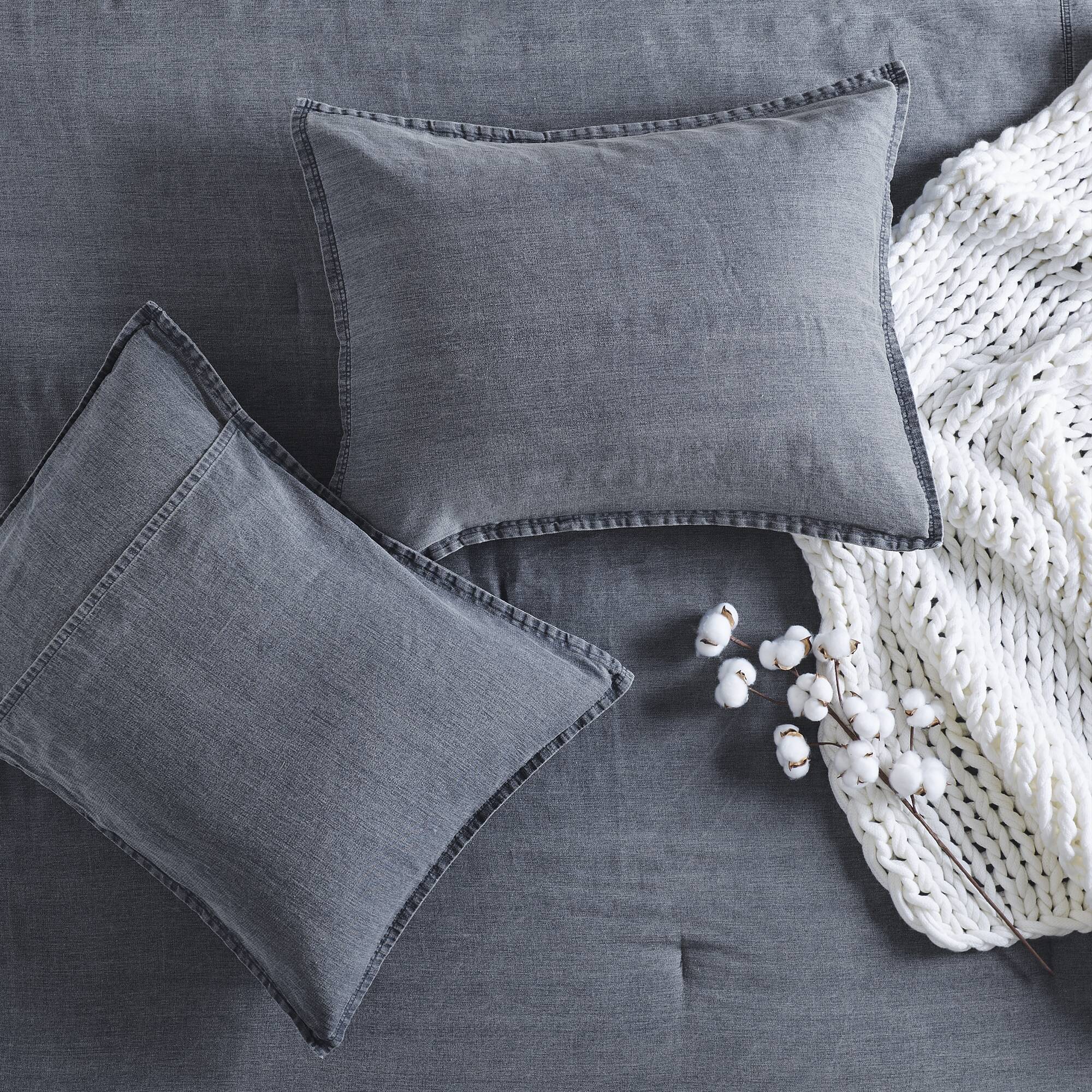 2-Piece Twill Washed Comforter Set
