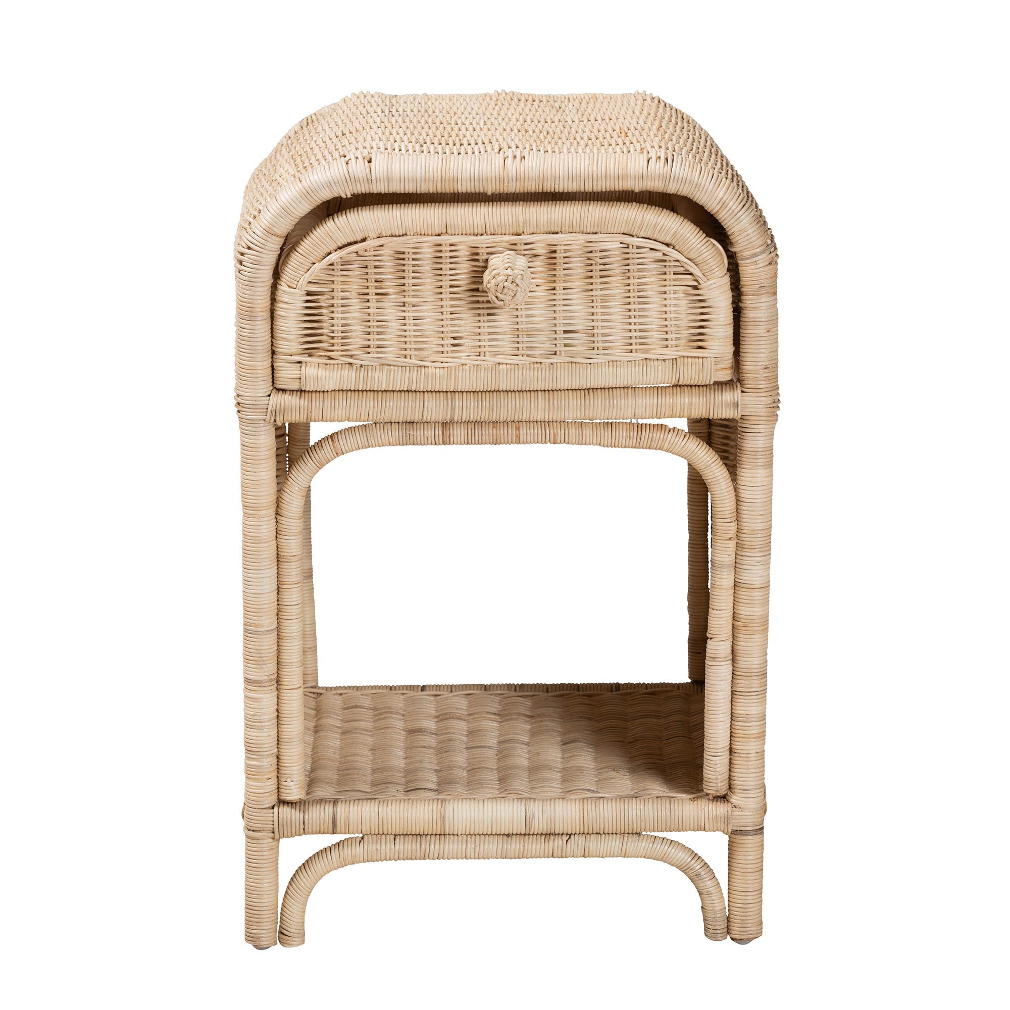 Santana Rattan 1-Drawer Nightstand