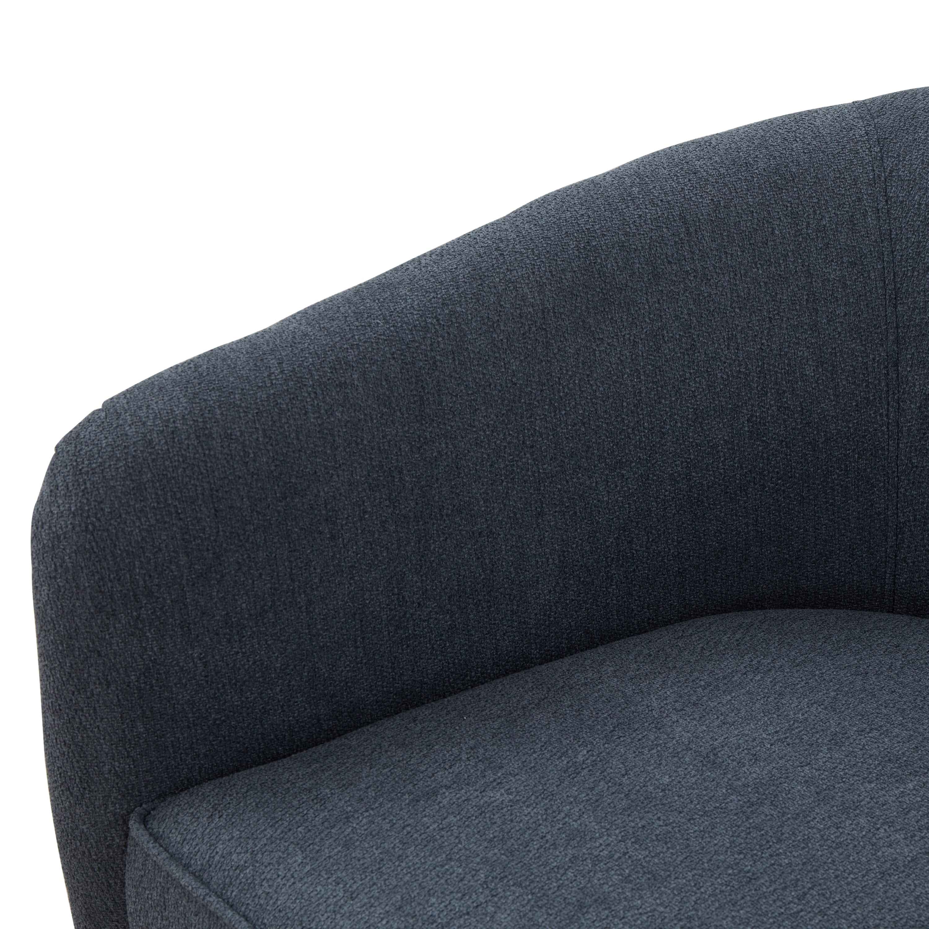 Miramar Swivel Club Accent Chair with Wood Base