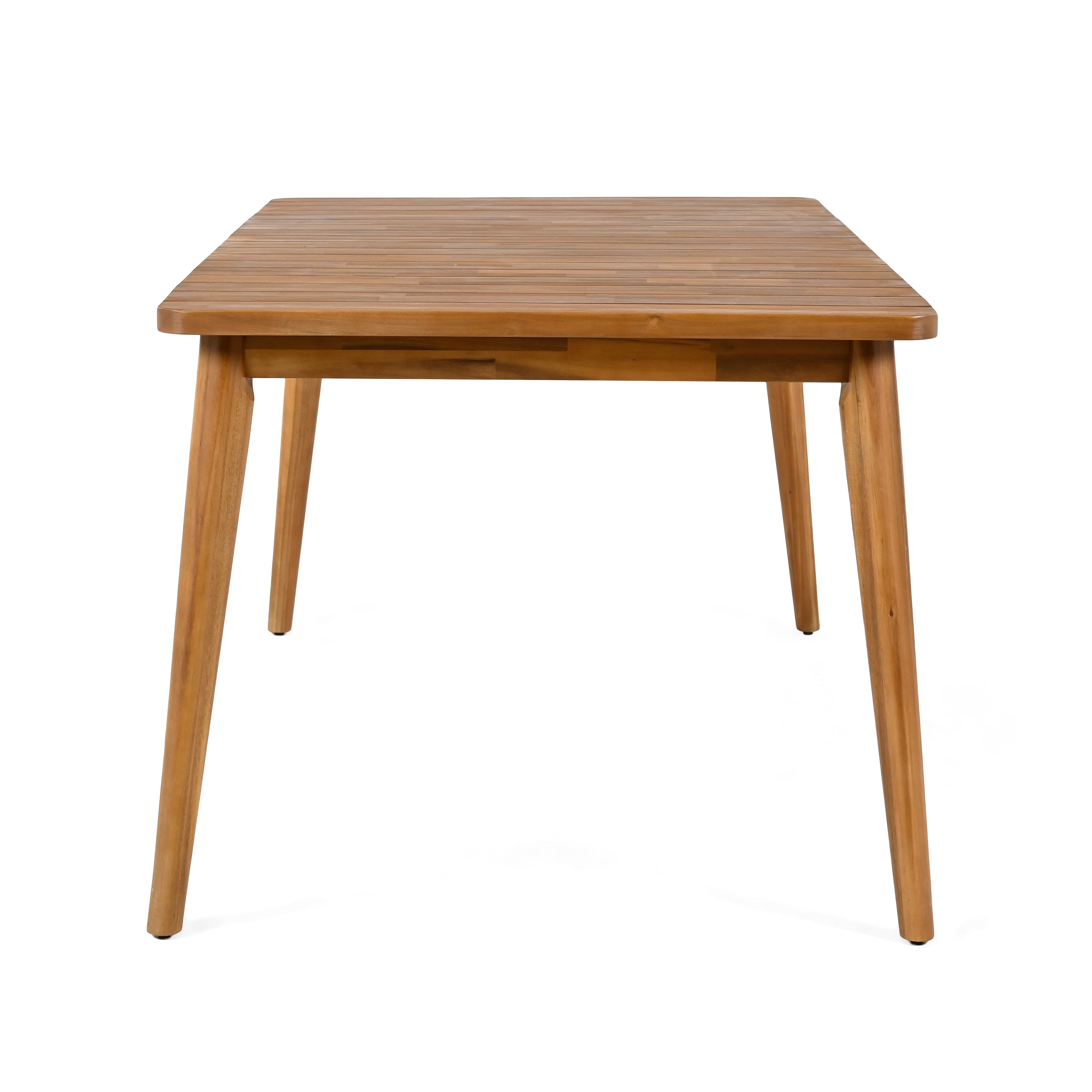 Acacia Wood Rectangular Outdoor Dining Table