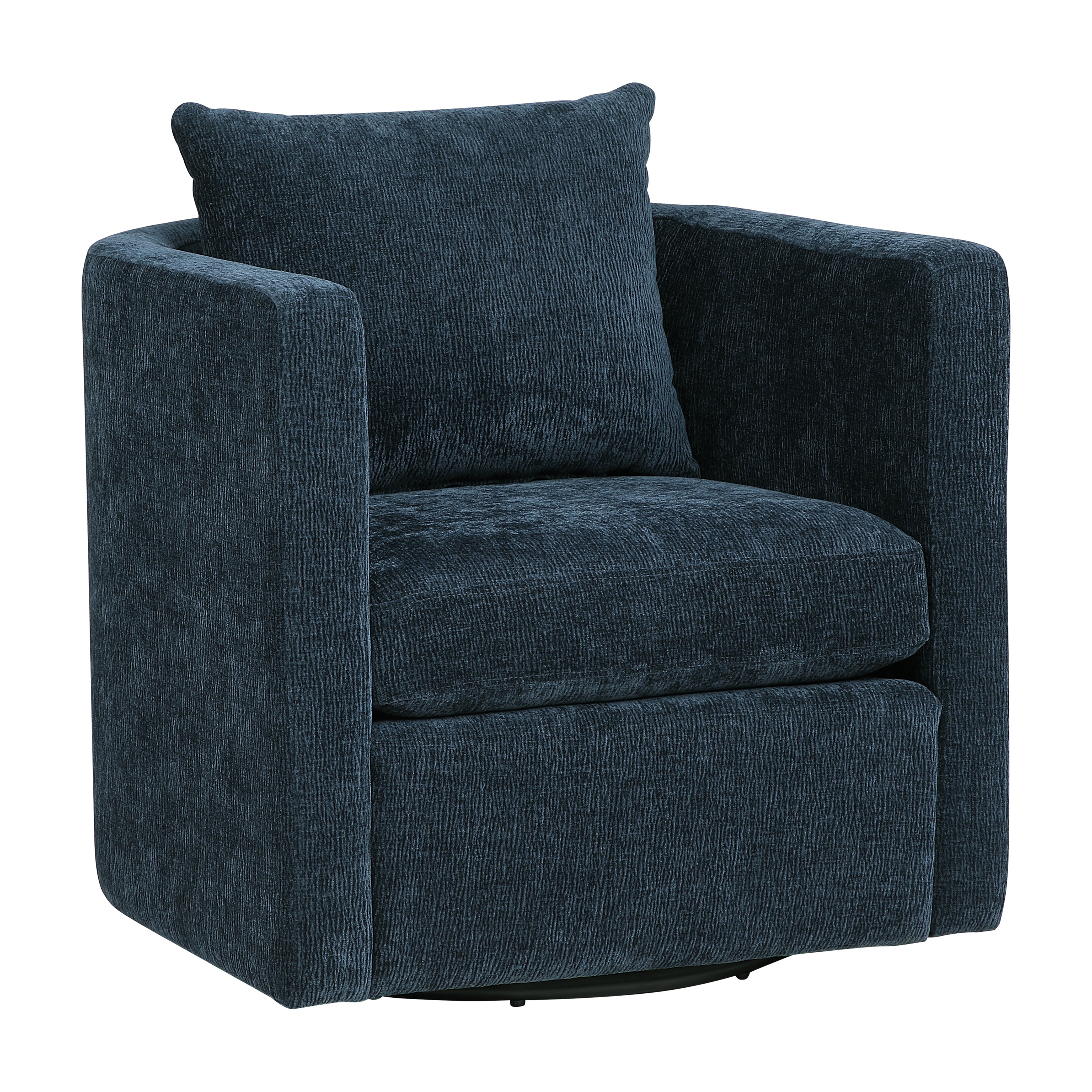Sutton Swivel Barrel Chair with Performance Fabric