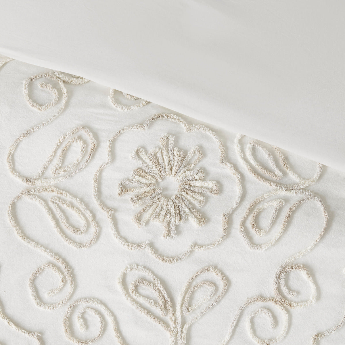 Violette 3-Piece Tufted Cotton Chenille Comforter Set