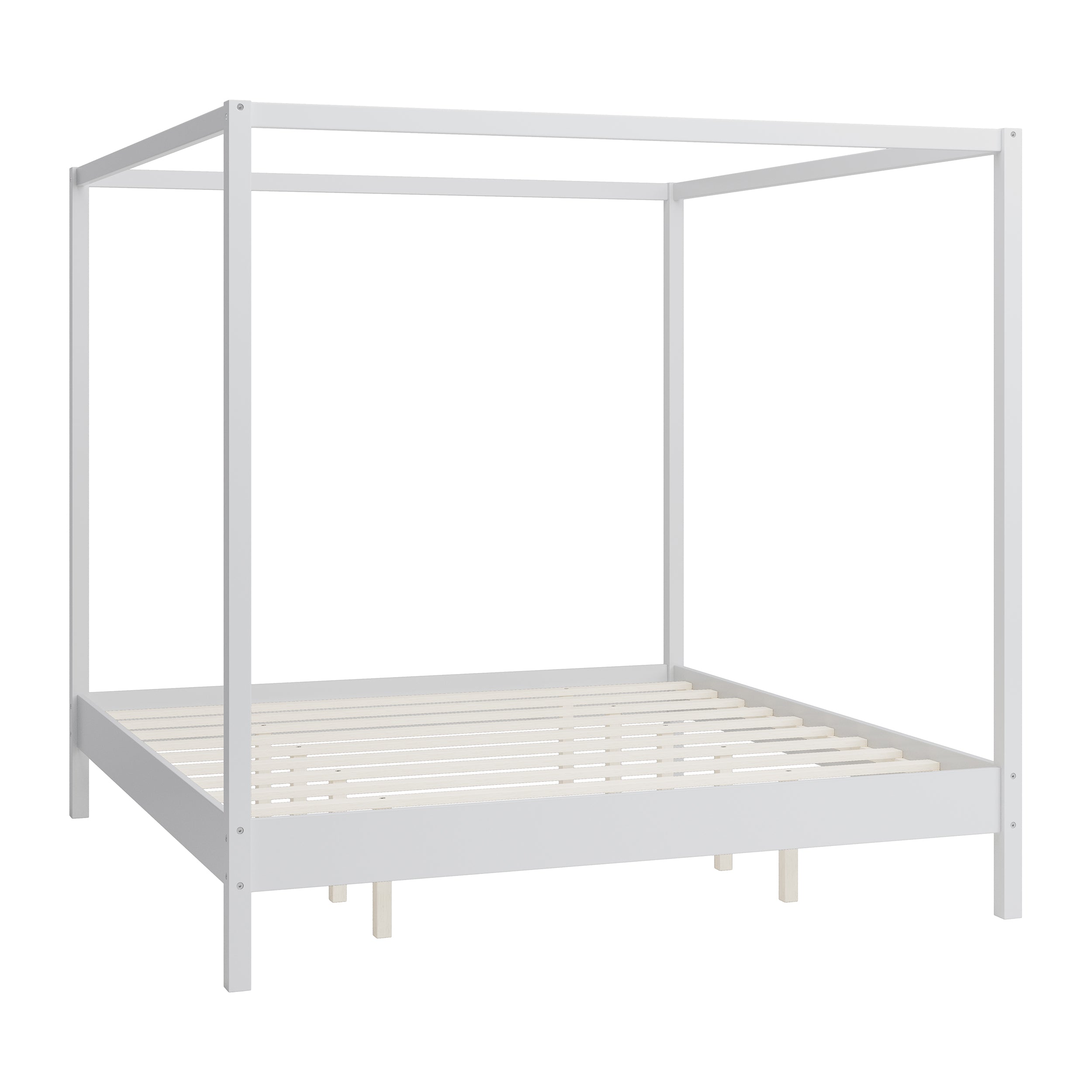 Solid Wood Canopy Bed
