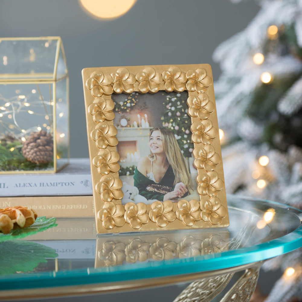 Aqueduct Photo Frame with Flower Design
