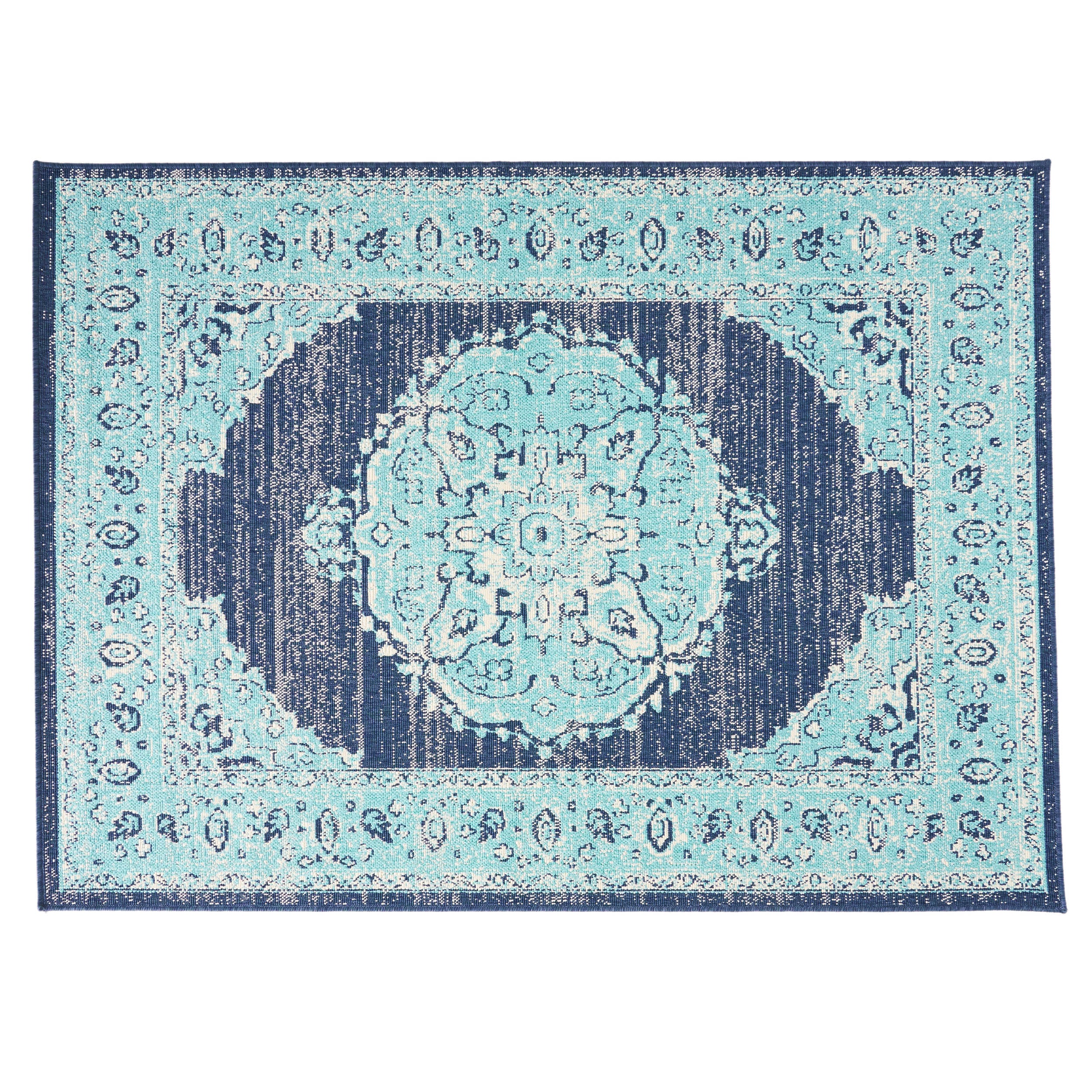 84" x 63" Outdoor Polypropylene Area Rug with Rectangle Shape
