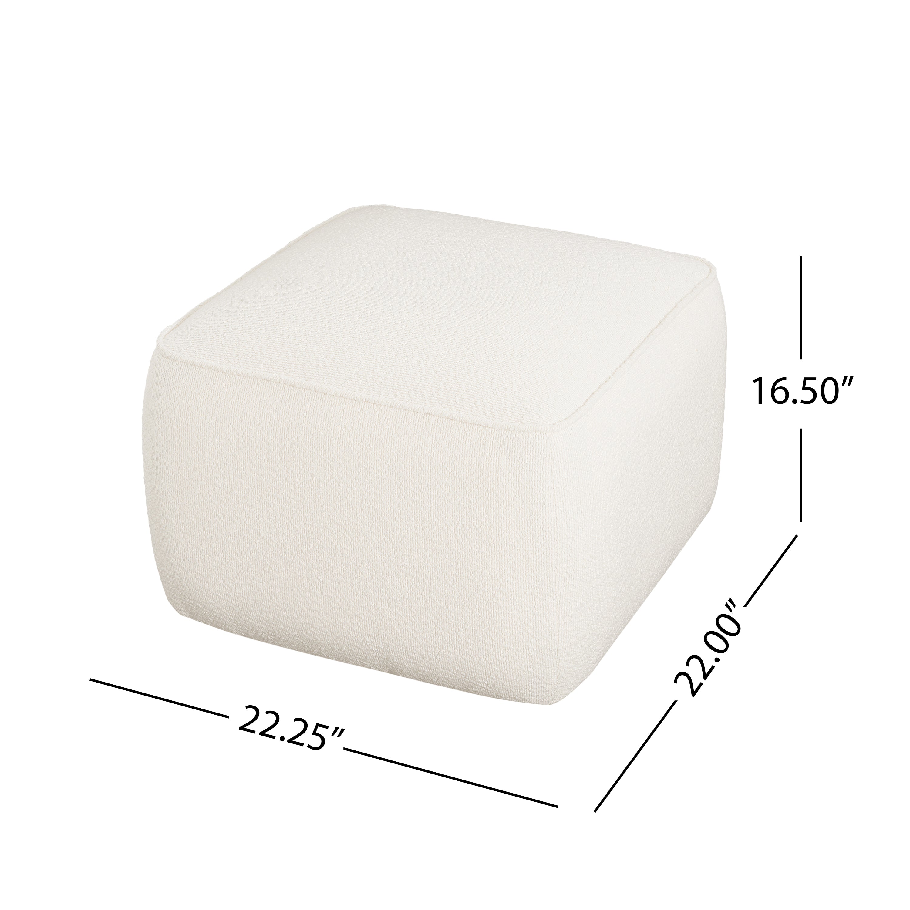 Upholstered Square Ottoman