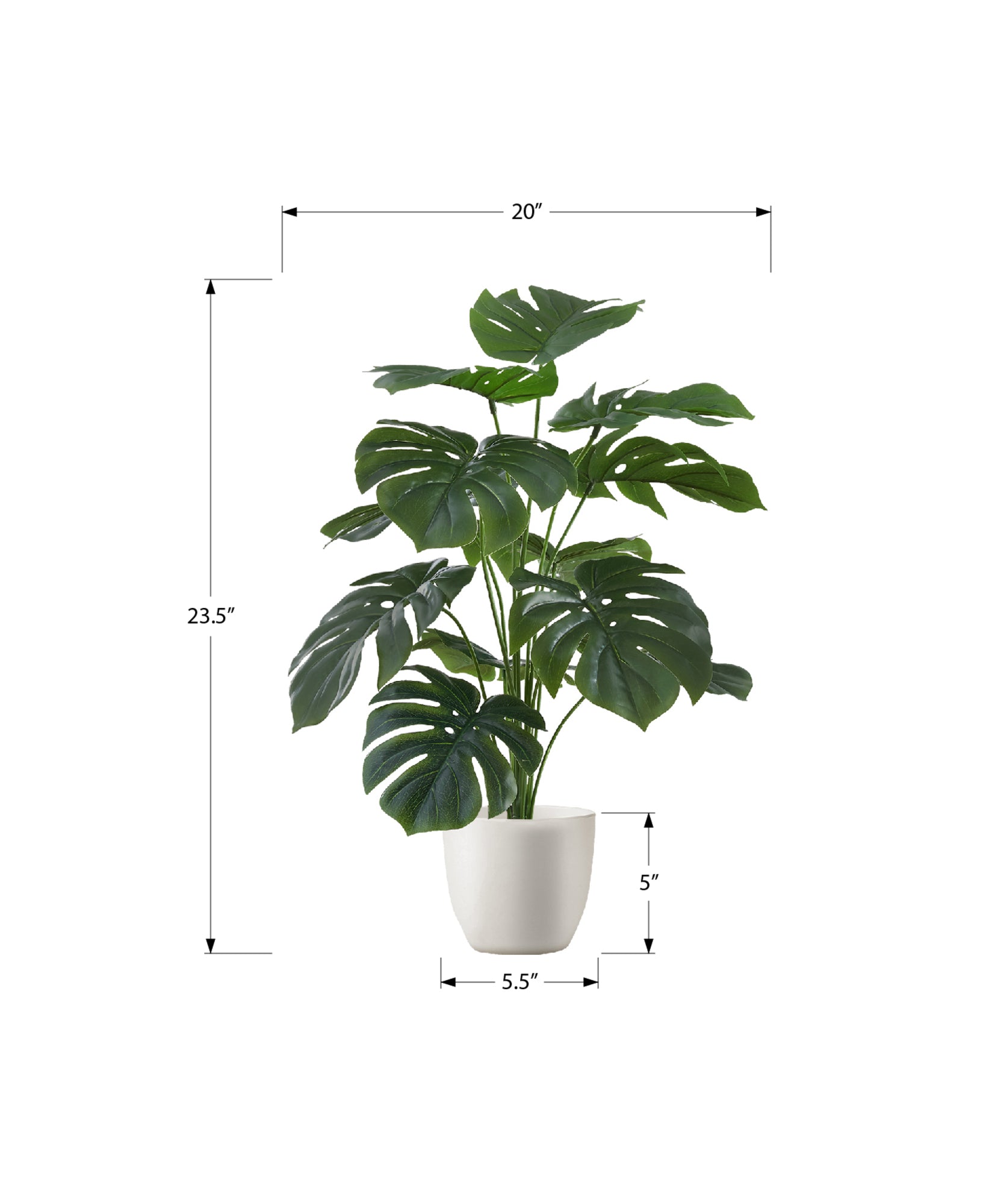 faux monstera plant 24" Faux Monstera Potted Plant – Pier 1