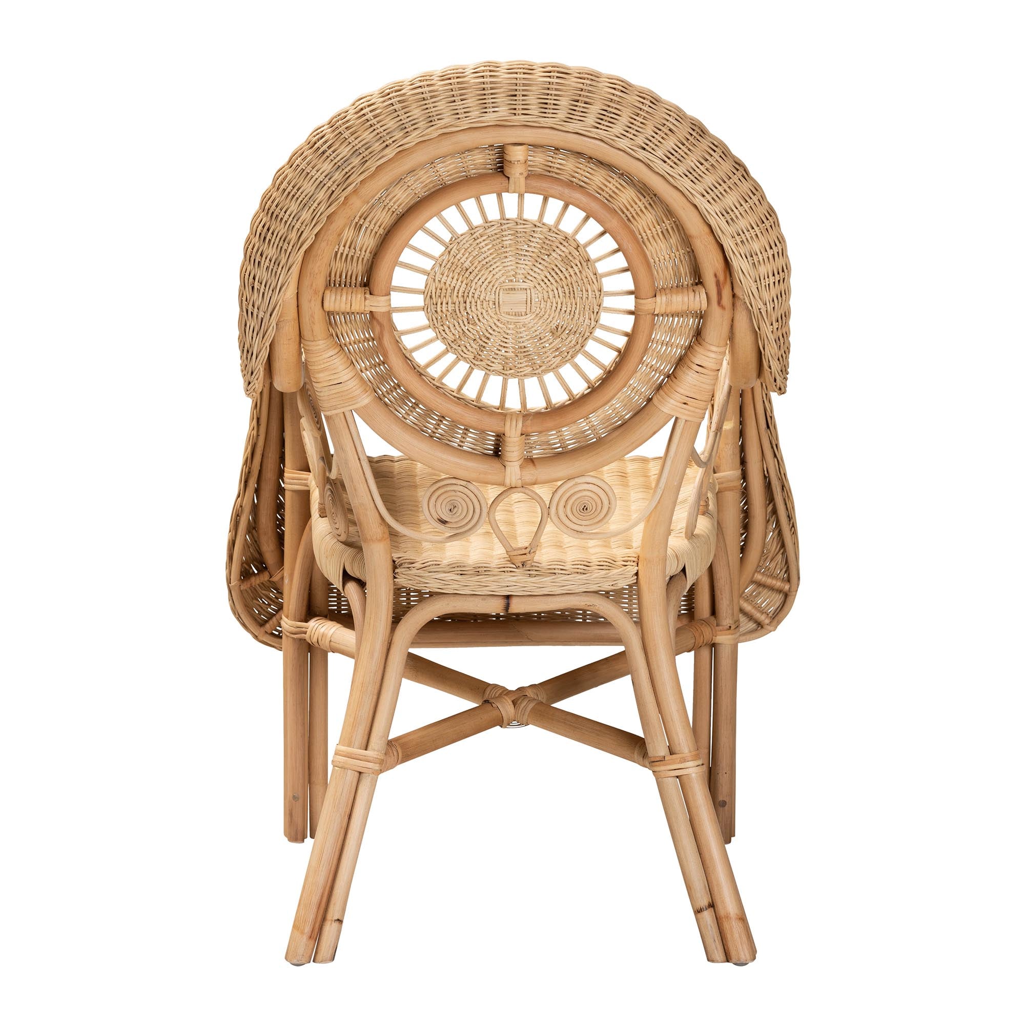Kamran Rattan Arm Chair