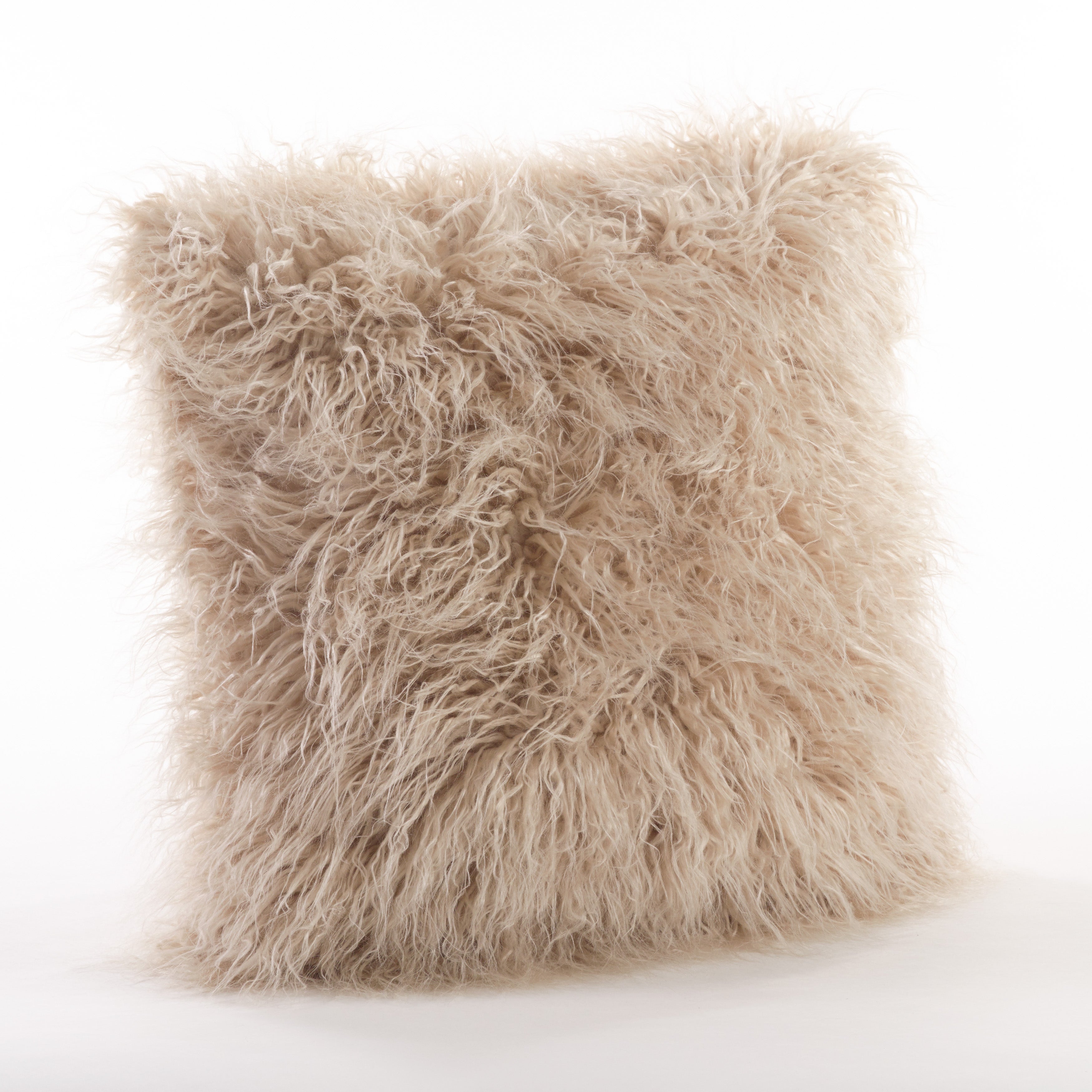 Pier 1 Mongolian Faux Fur Throw Pillow - Thumbnail 5