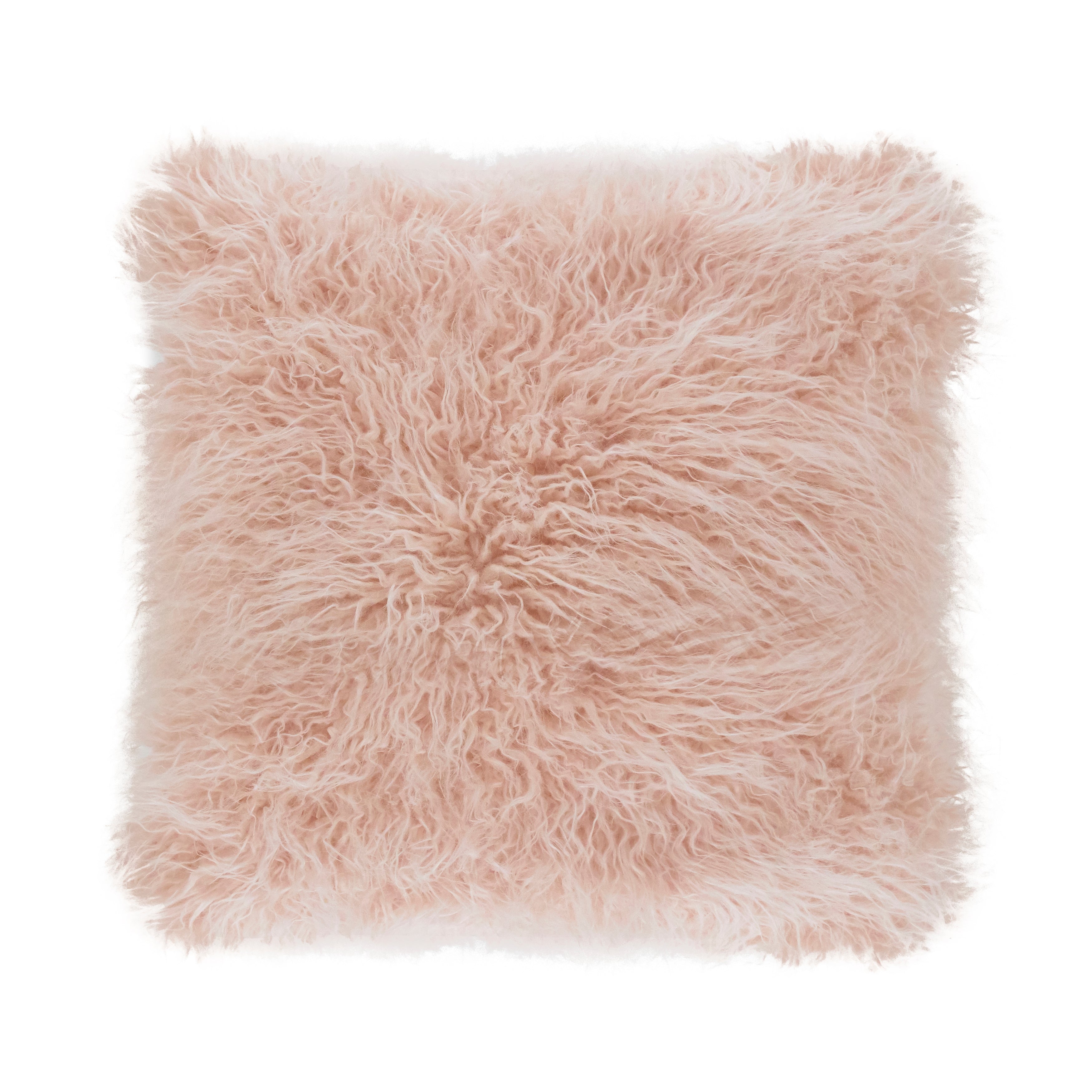 Pier 1 Mongolian Faux Fur Throw Pillow - Thumbnail 2