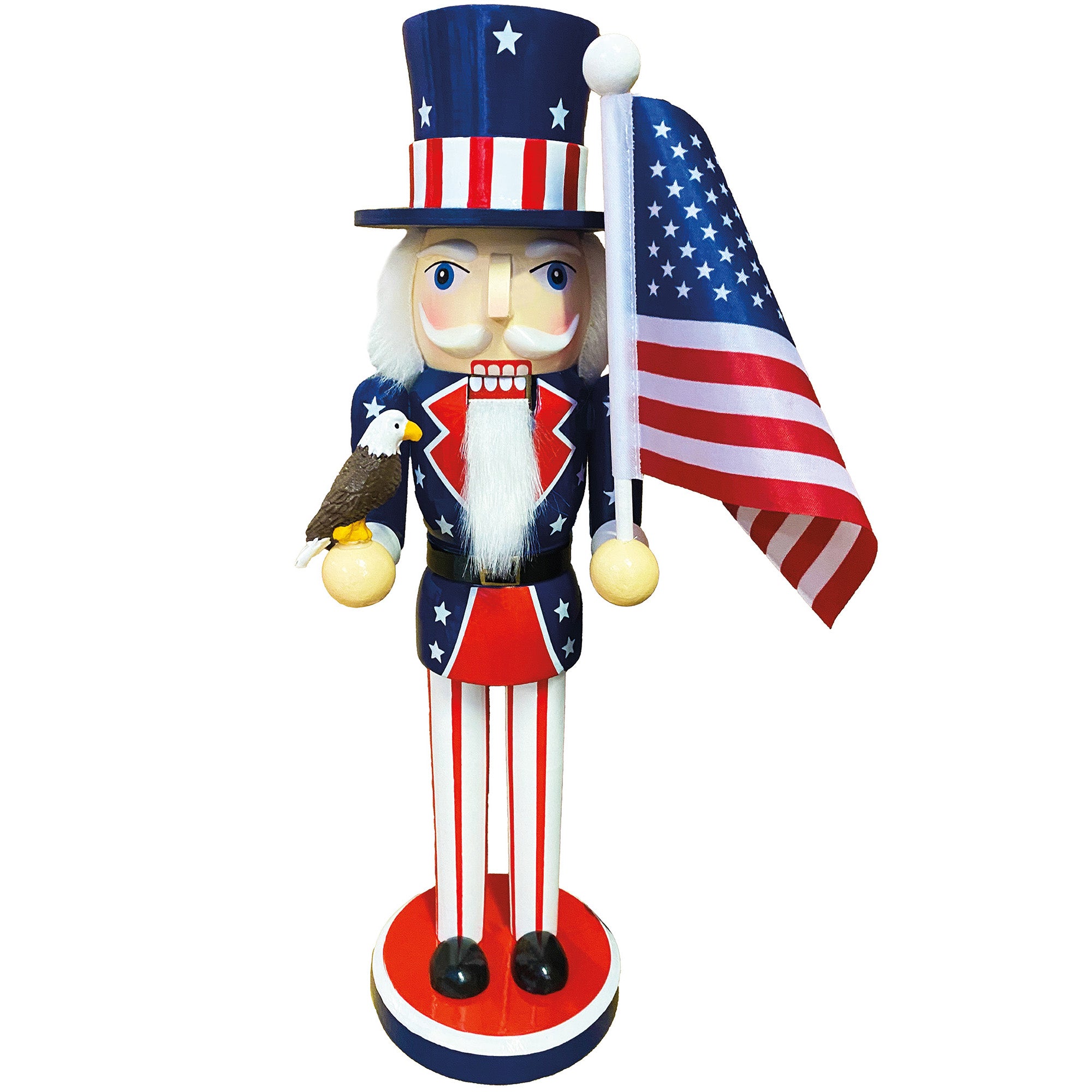Stars & Stripes Nutcracker, 14"