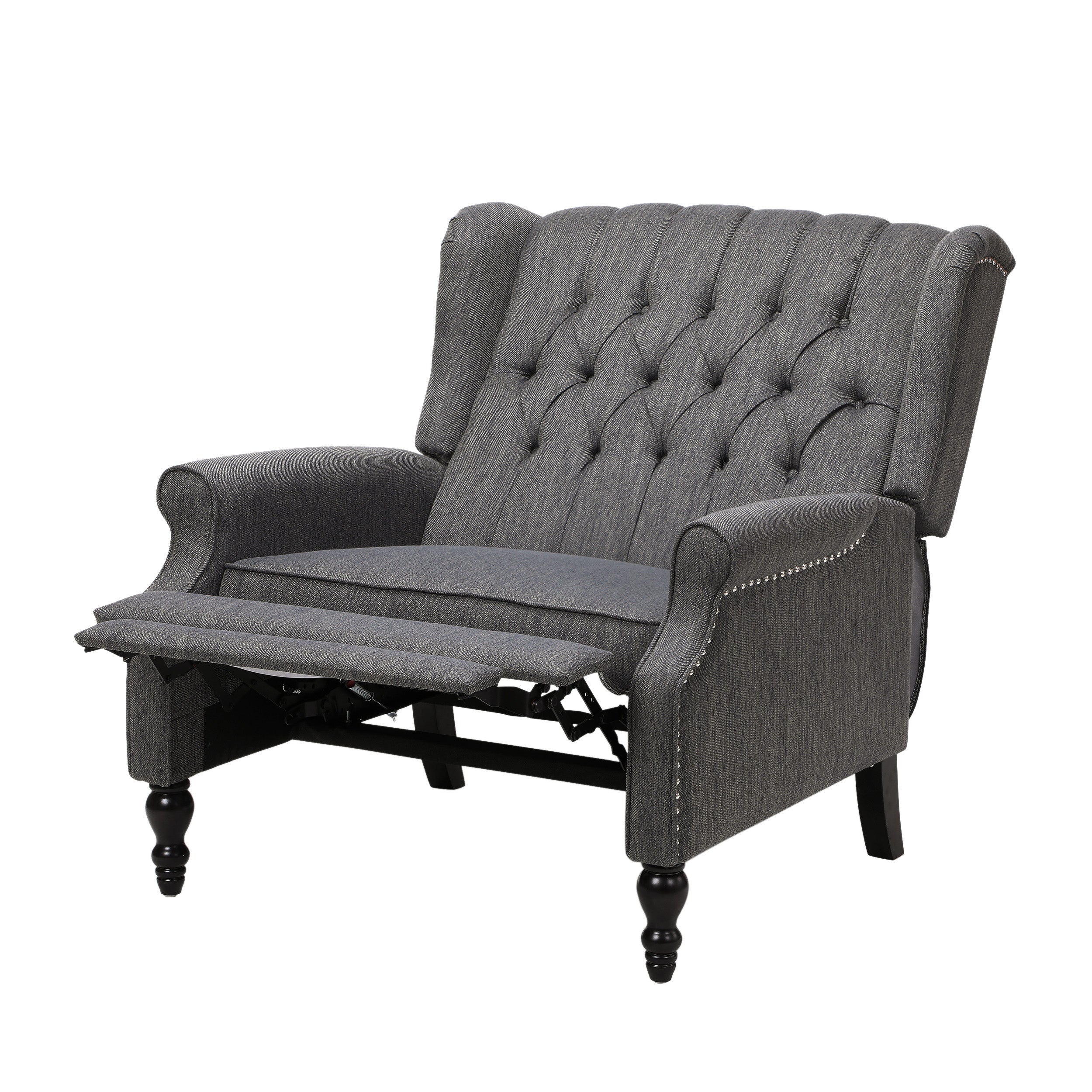 Oversized Wingback Tufted Recliner Accent Chair