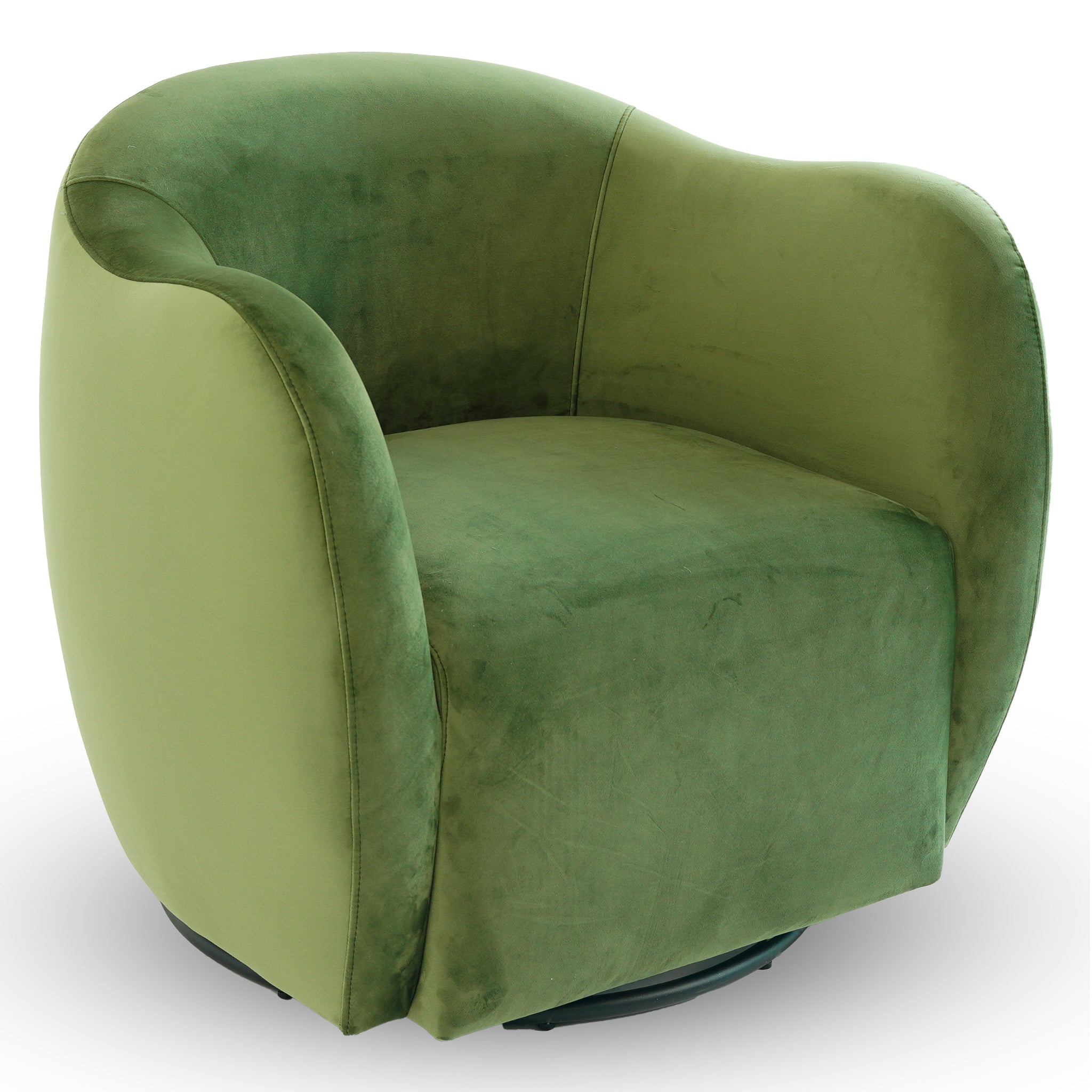 Renee Velvet Swivel Chair