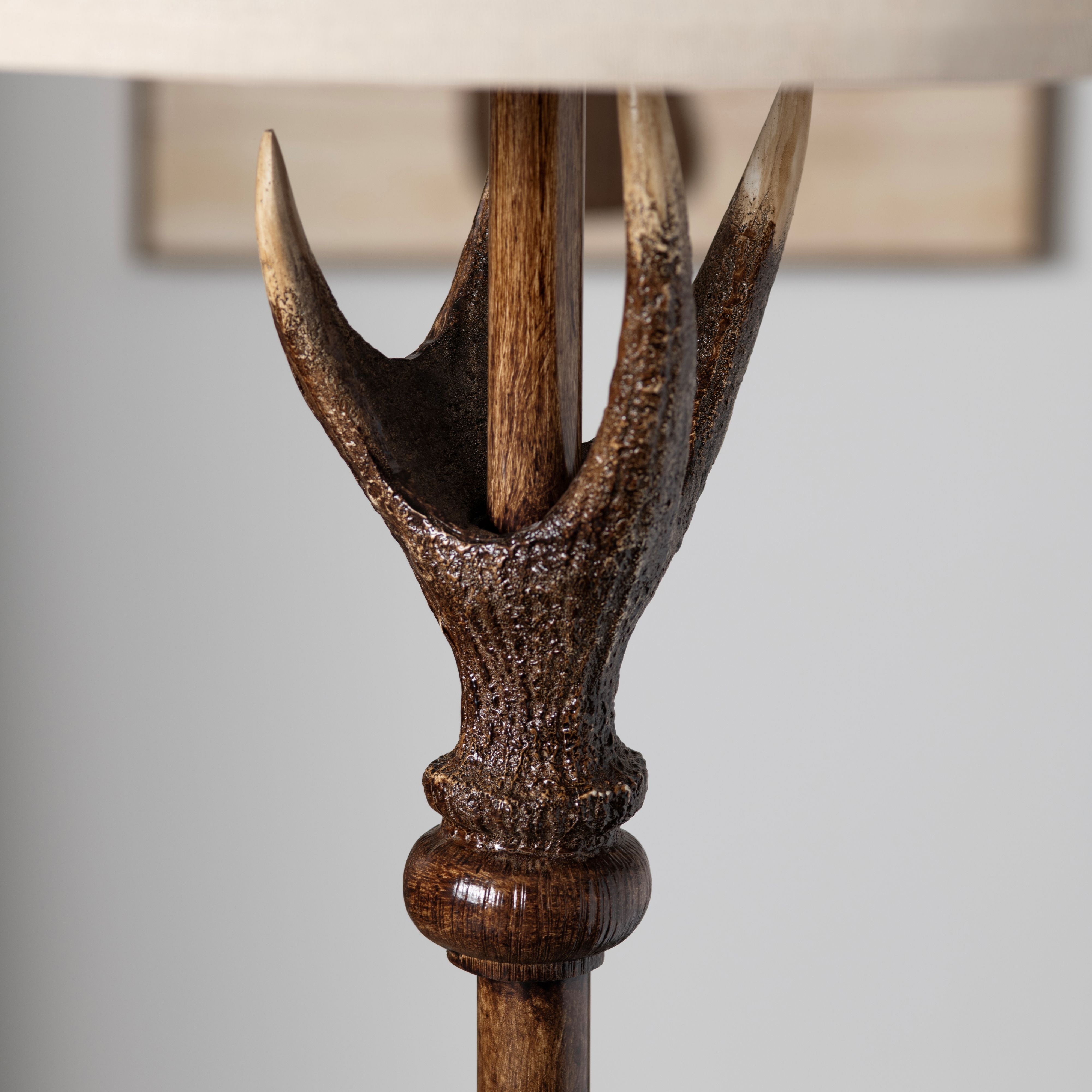 Resin Deer Antler  Floor Lamp