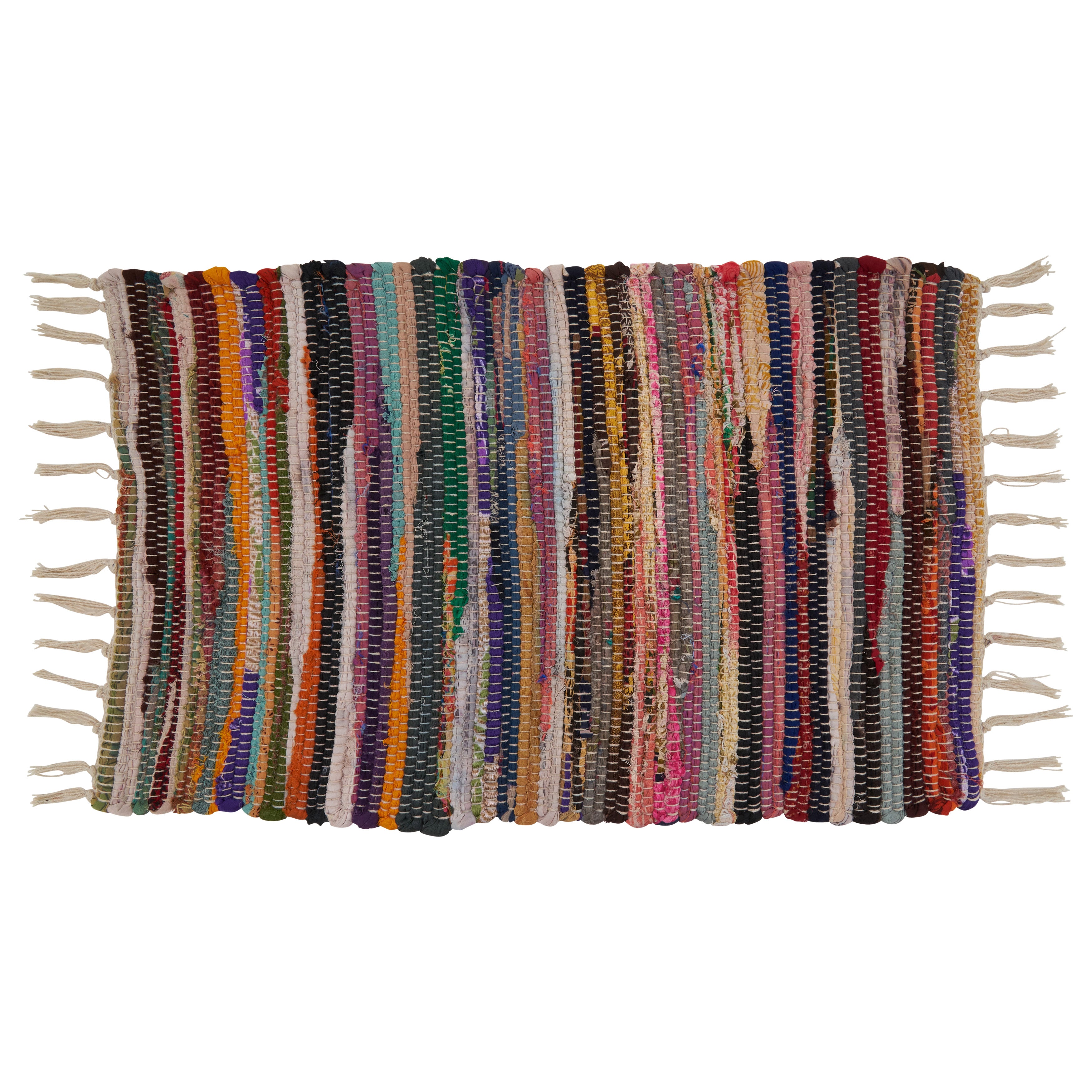 Multi-Colored Chindi Placemats, Set of 4
