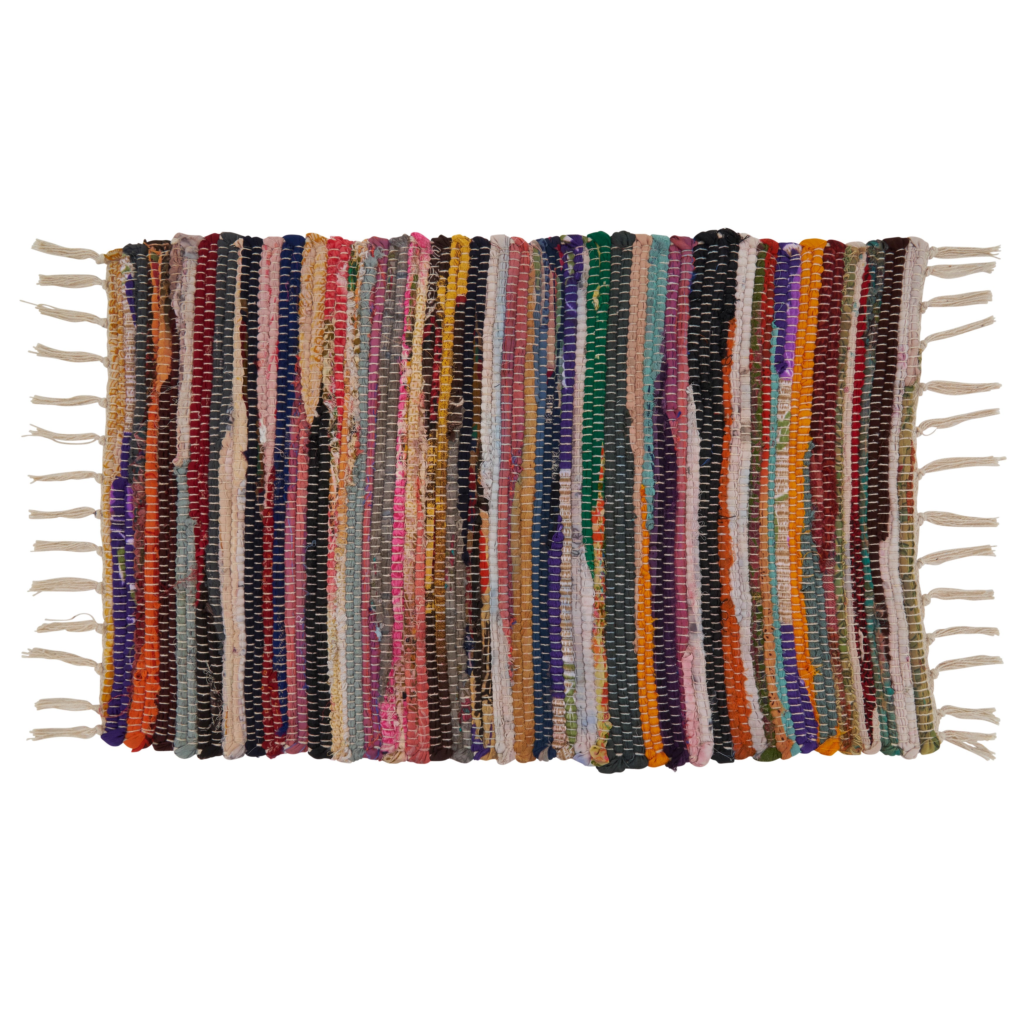 Multi-Colored Chindi Placemats, Set of 4