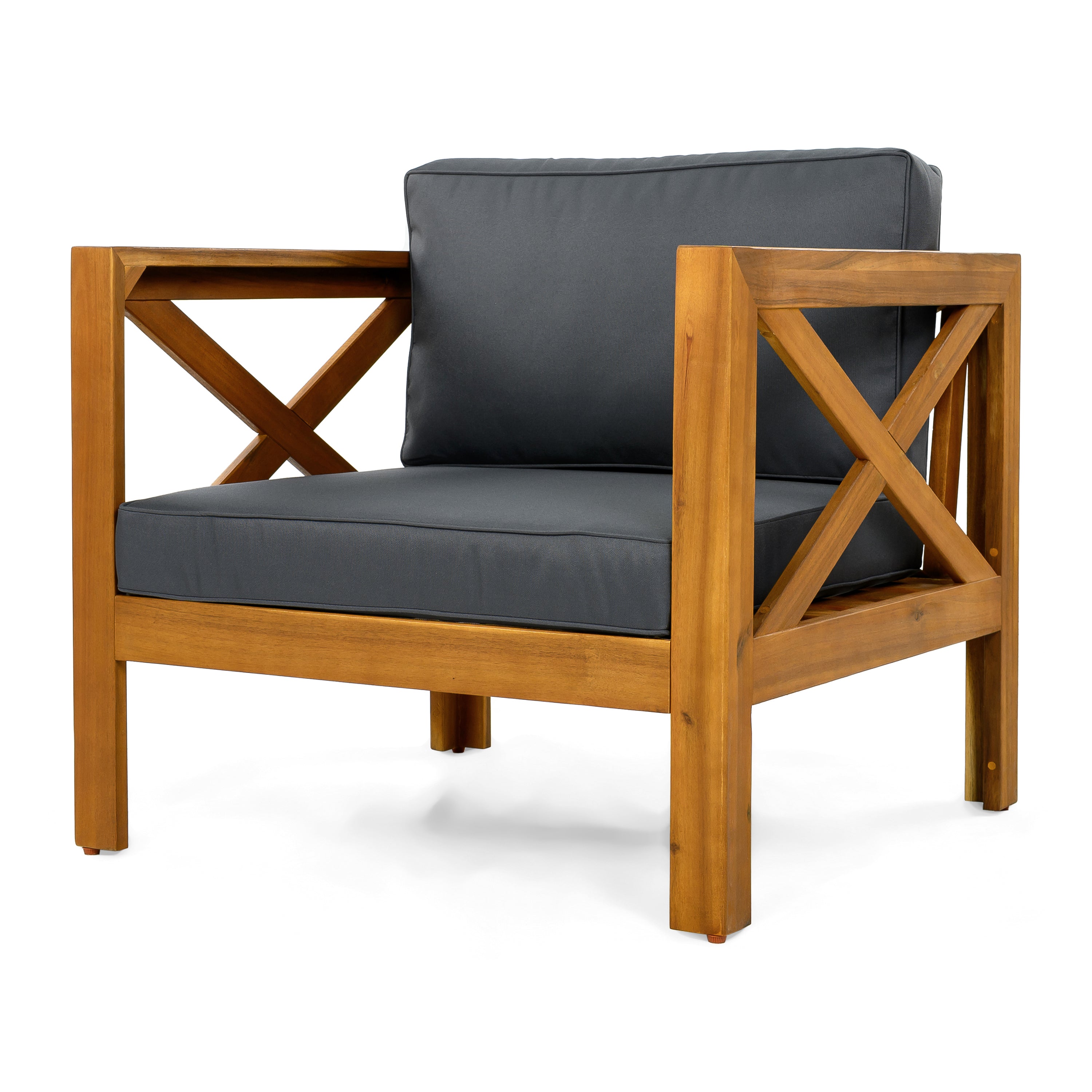 Brava Outdoor 3-Piece Patio Conversation Set