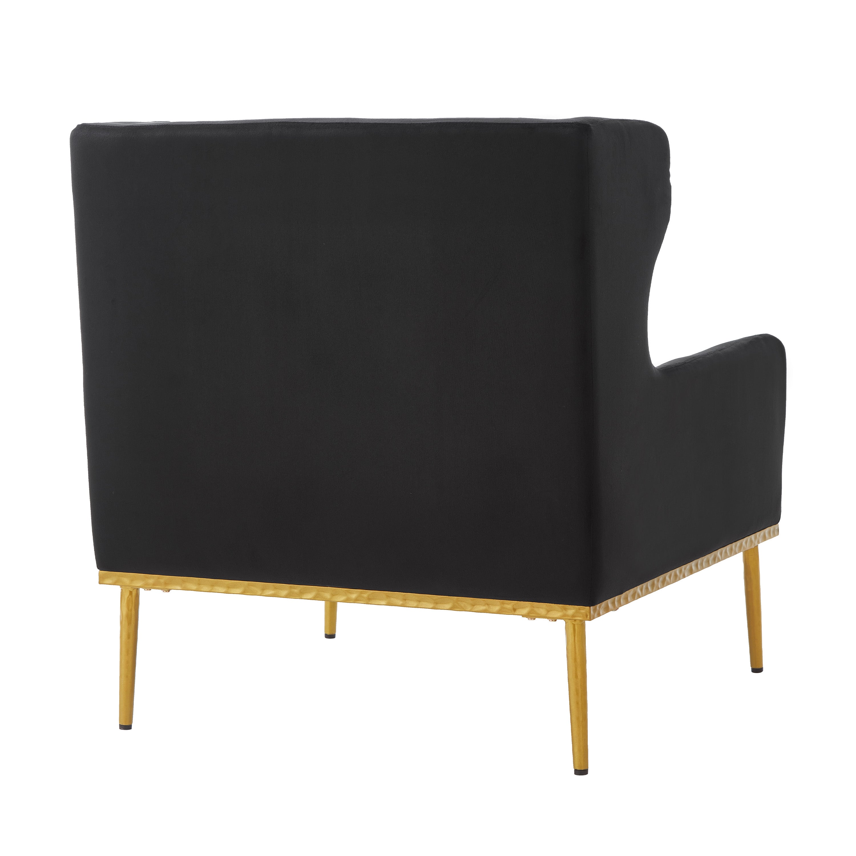 Modern Armchair Velvet Accent Chair Reading Chair Single Sofa Chair for Living Room, Bedroom, or Reading Corner, Beige
