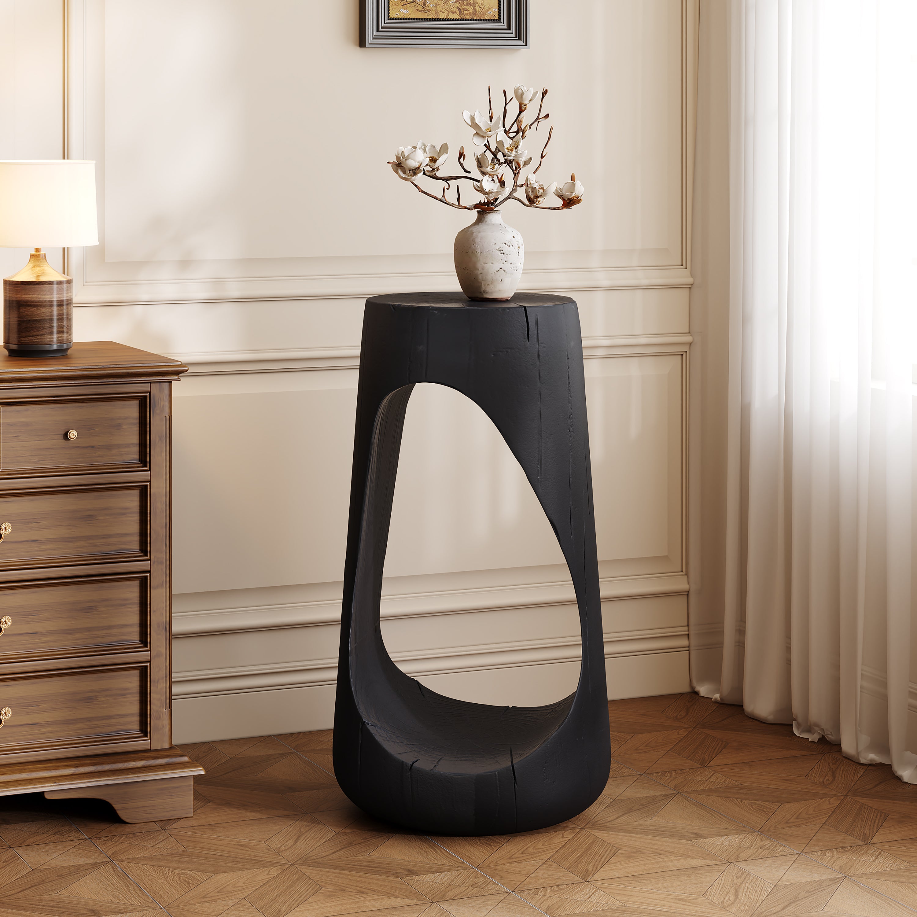 Hollow Design Accent Table