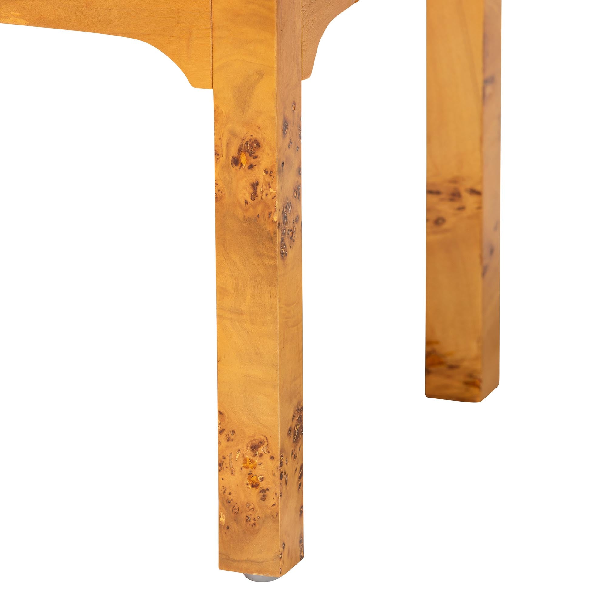 Violet Wood 2-Drawer Nightstand