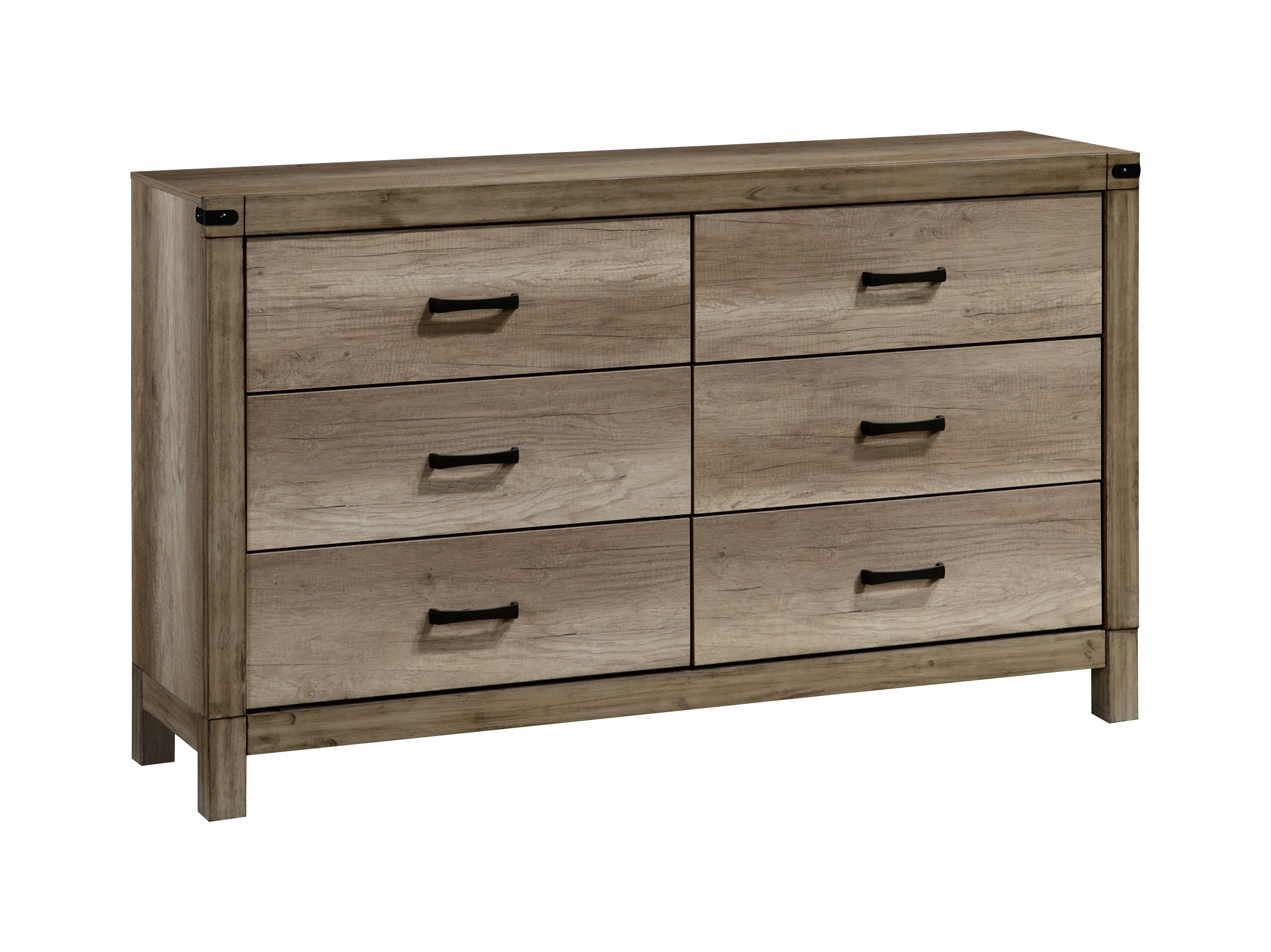Solid Wood Six Drawer Dresser