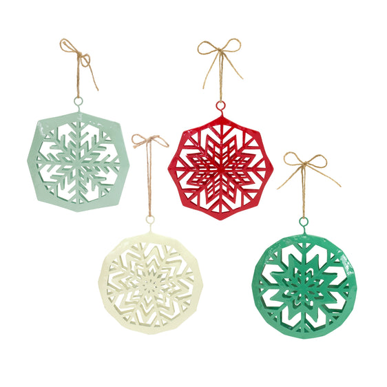 Metal-Cut-Out-Snowflake-Ornament-(set-of-8)-Red-Decor