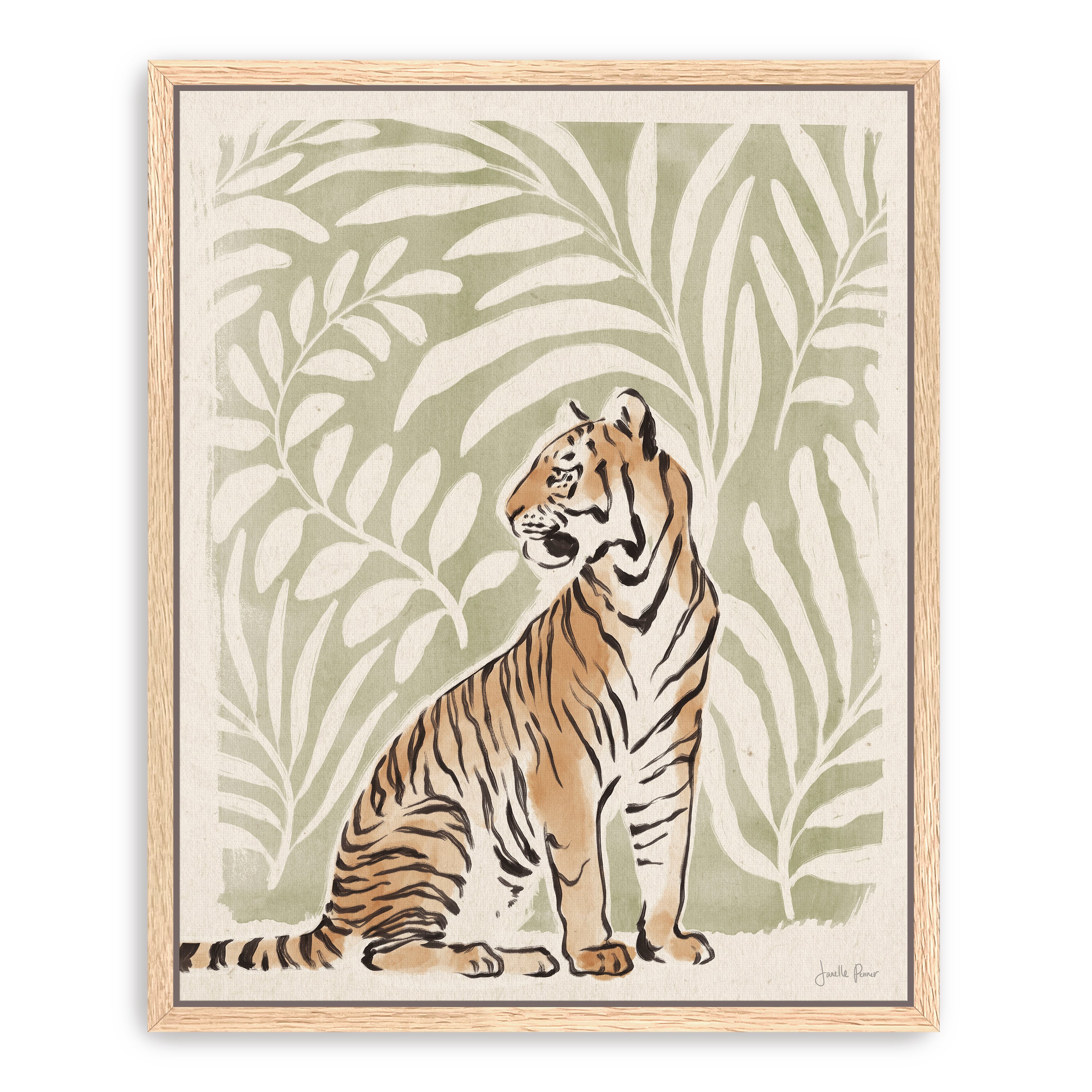 Jungle Cats II Canvas Giclee