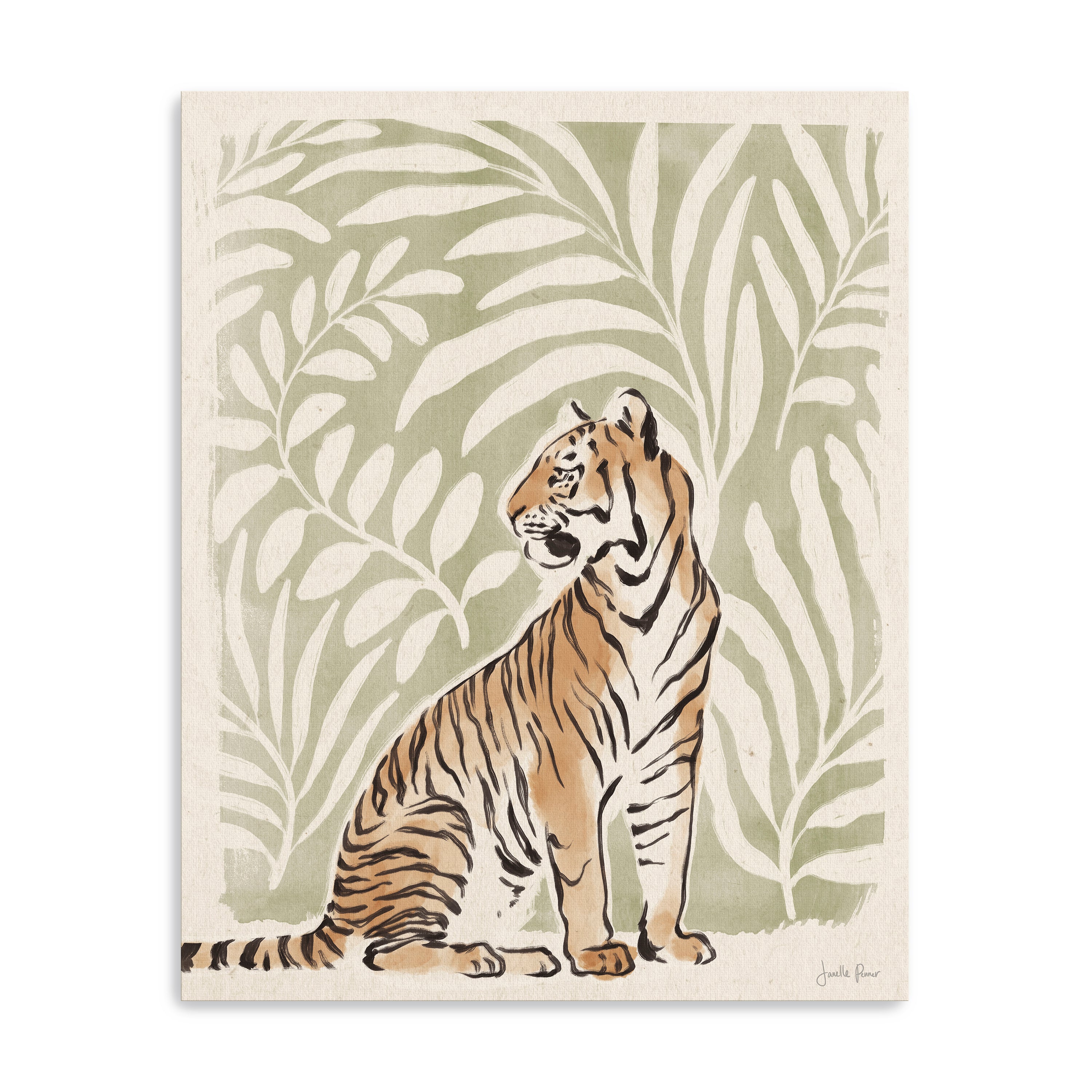 Jungle Cats II Canvas Giclee