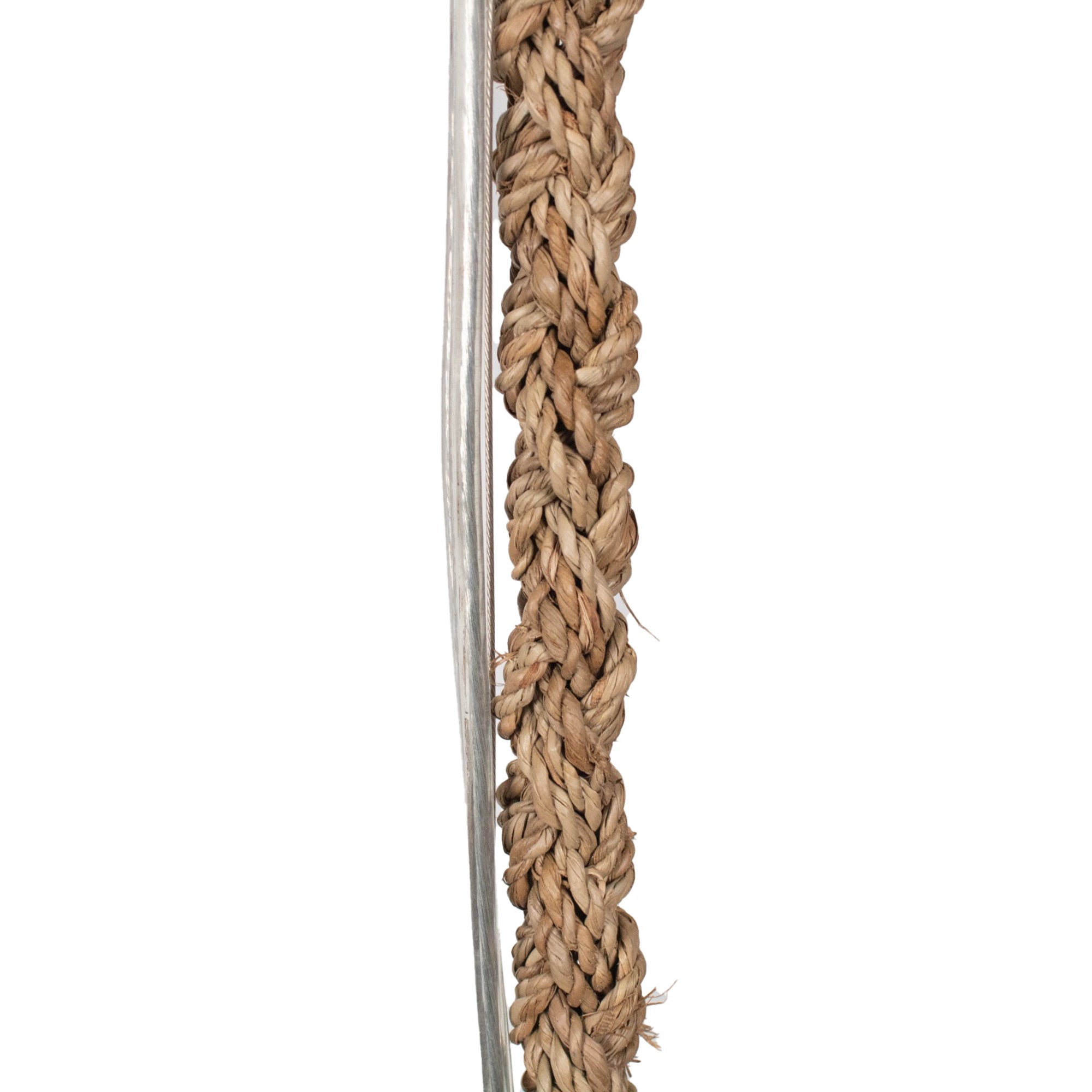 Woven Manila Rope Dome Pendant