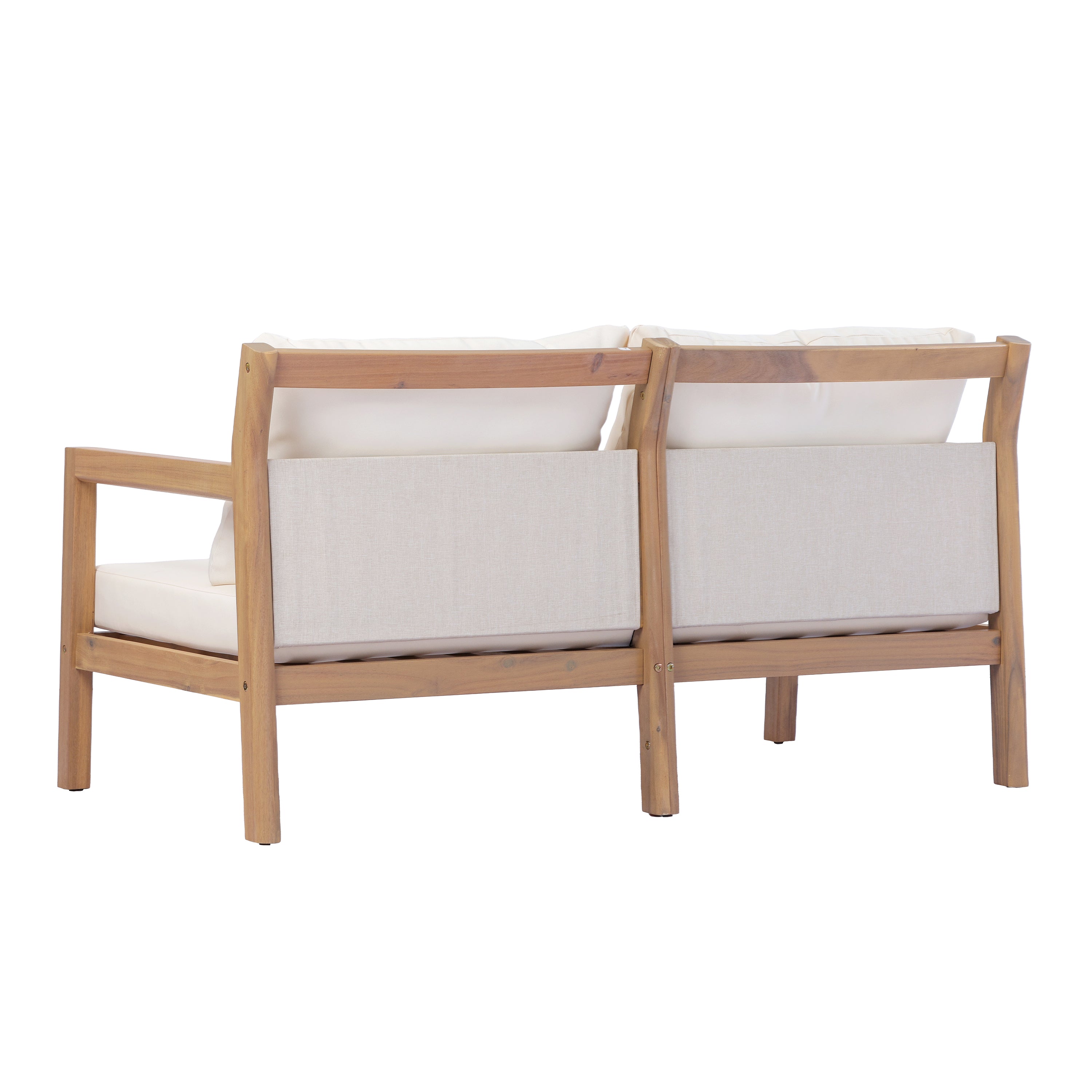 Pablo Outdoor Patio Loveseat and Coffee Table