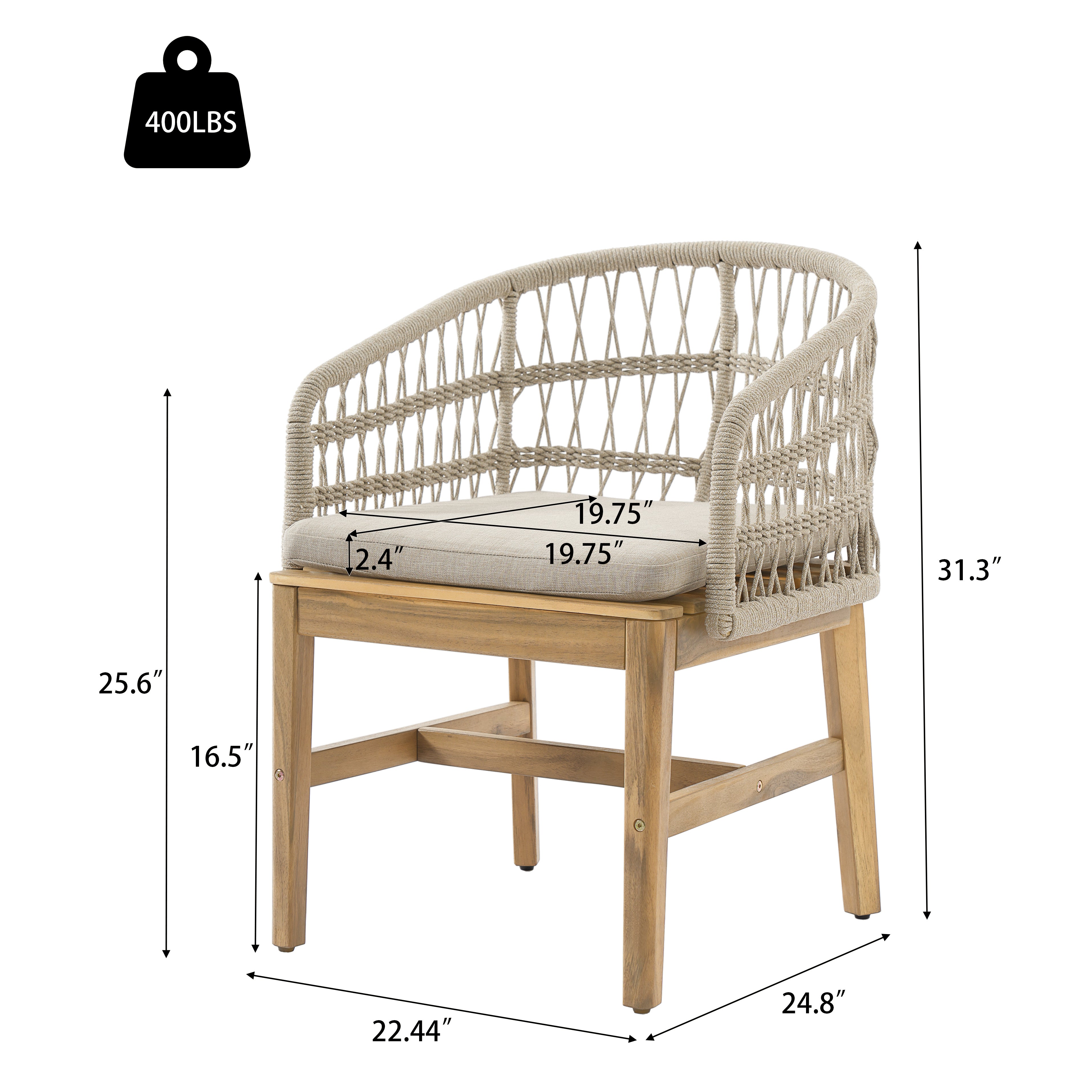 Laguna 7 Piece Outdoor Dining Set