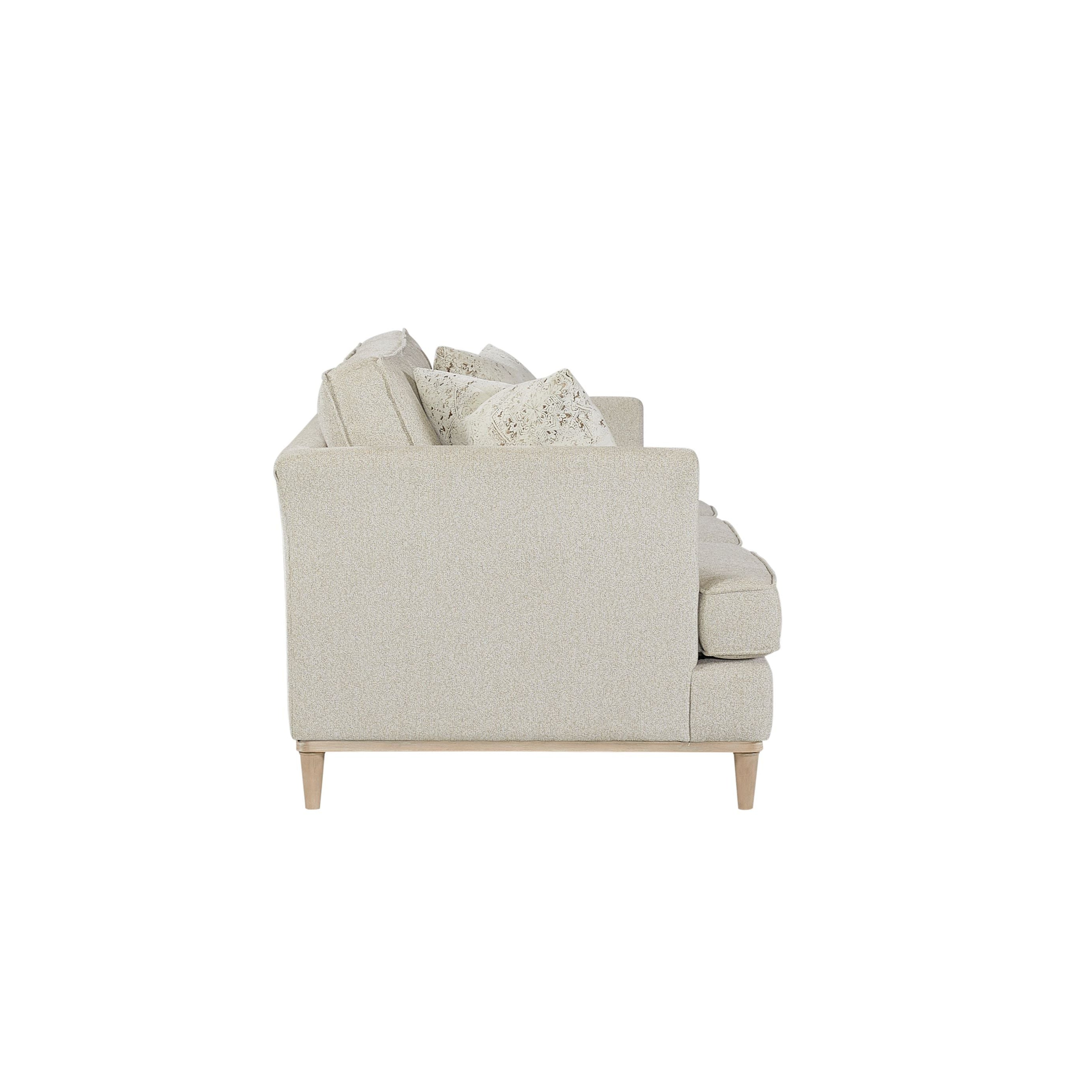 Sofa with 3 Reversable Cushions and 2 Pillows