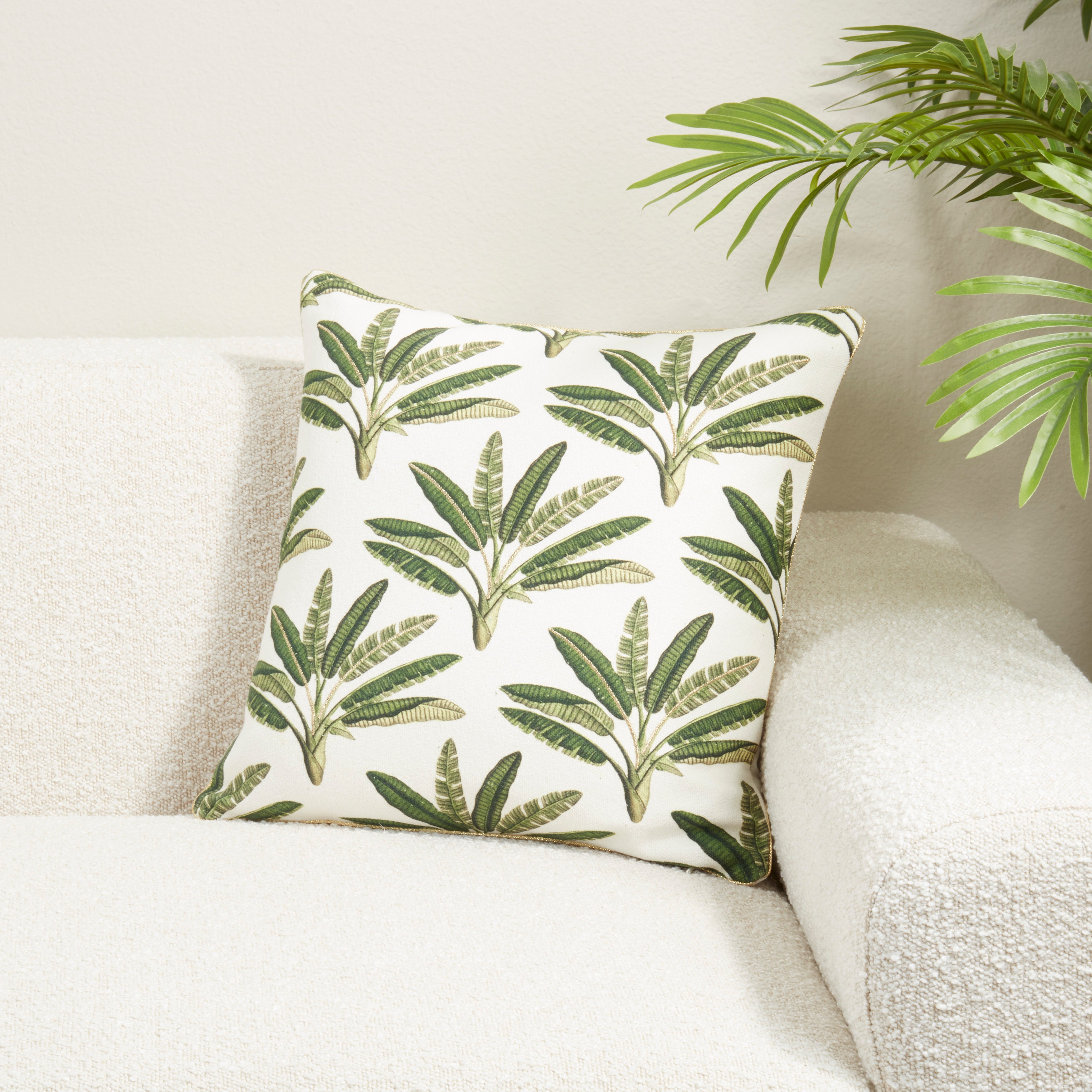 Palm Tree Throw Pillow