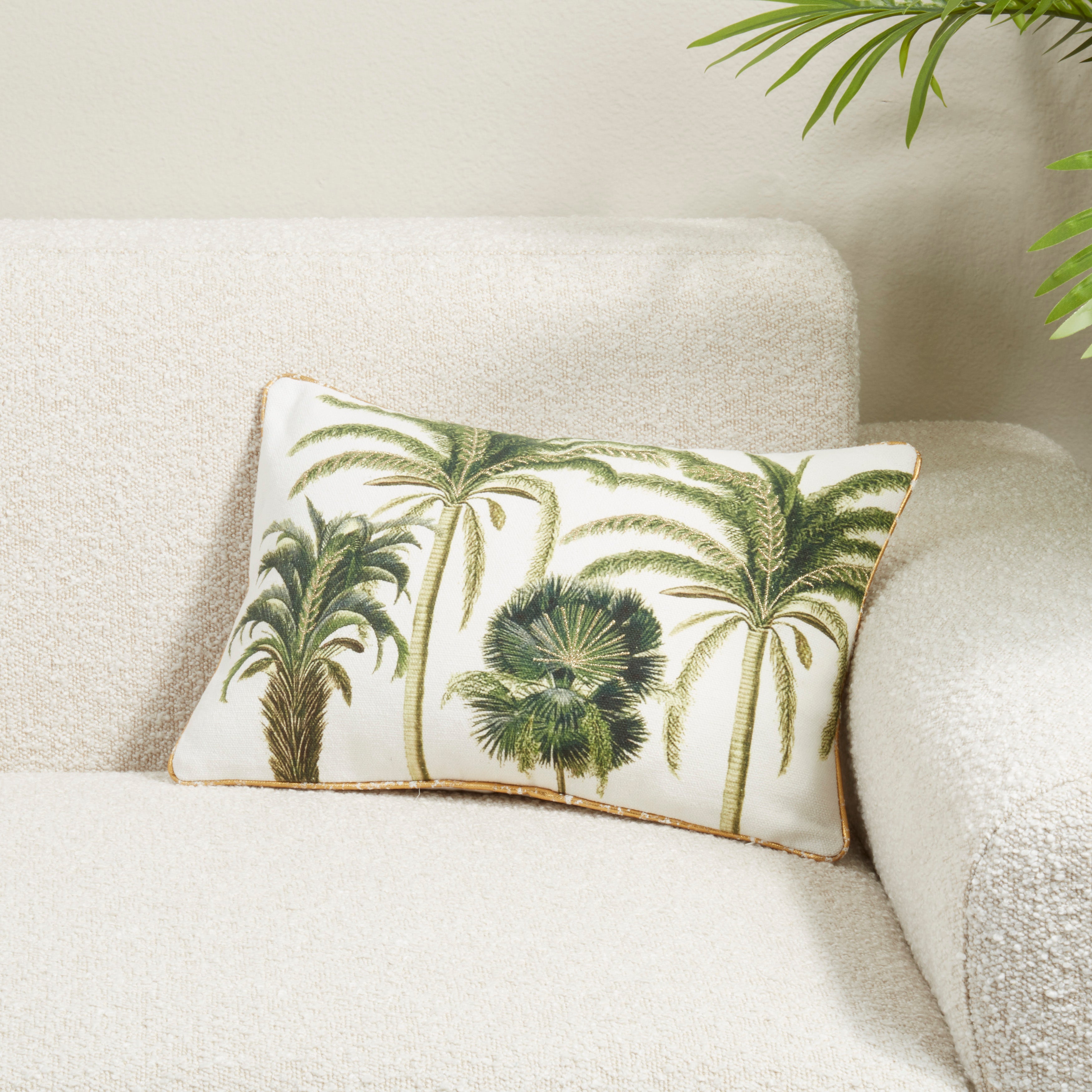 Palm Tree Throw Pillow