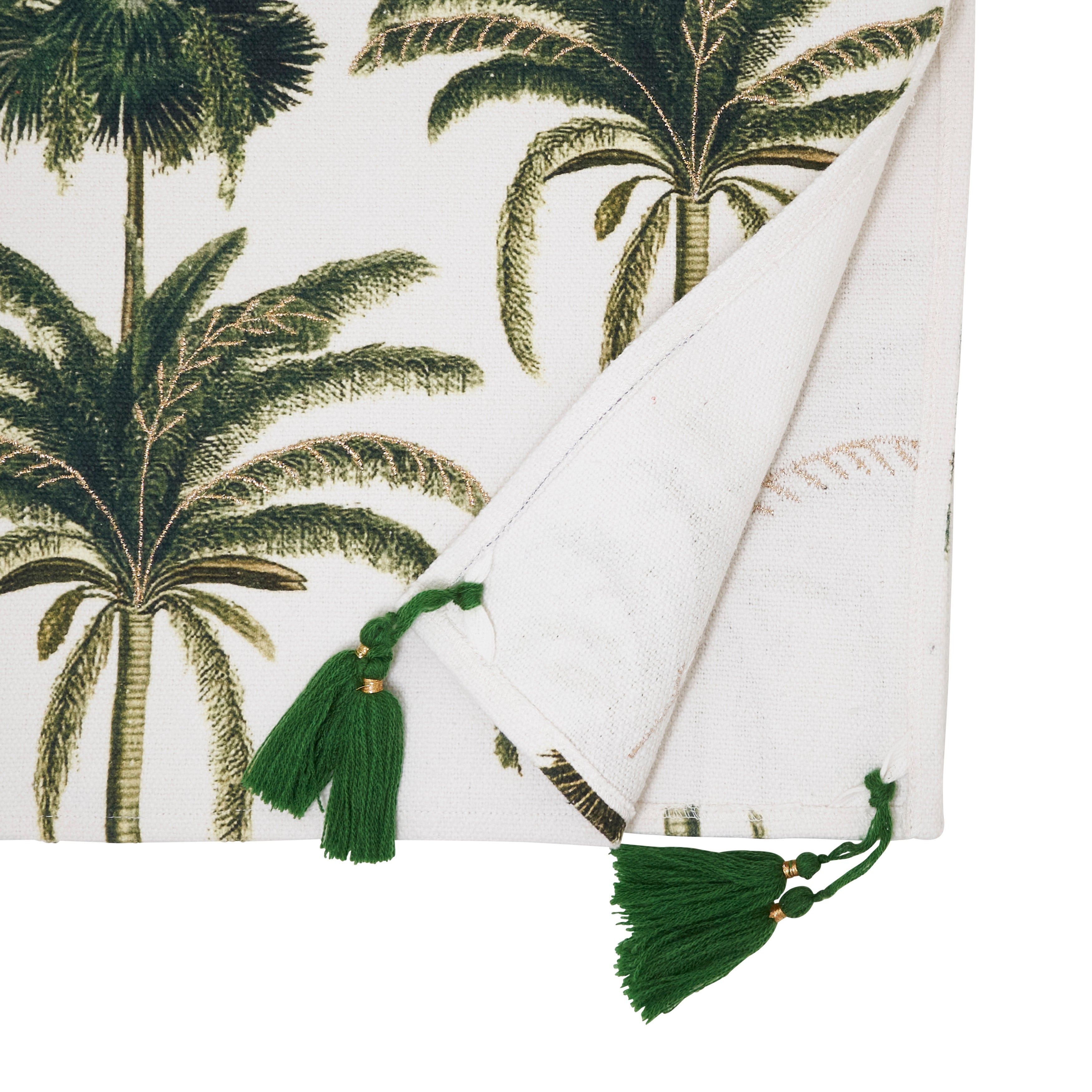Palm Tree Table Runner