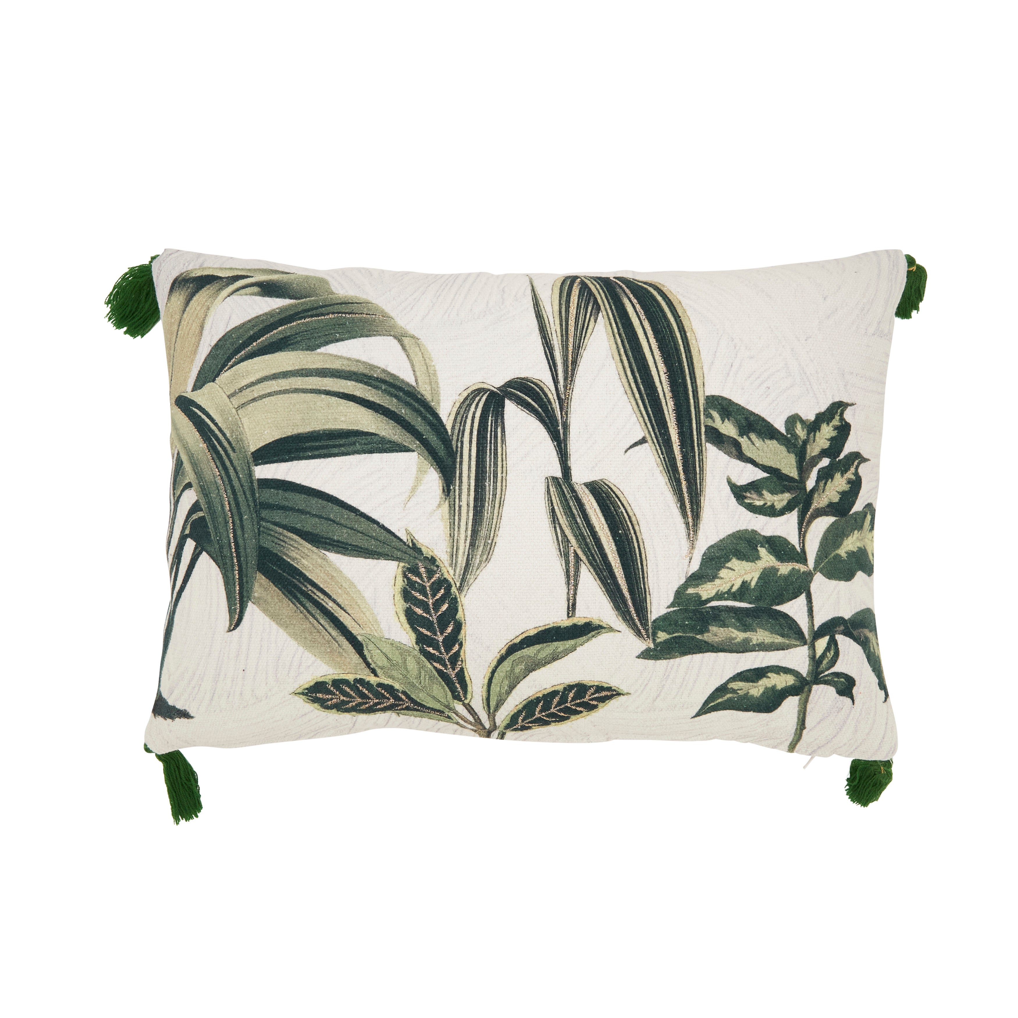 Palm Tree Poly Filled Throw Pillow