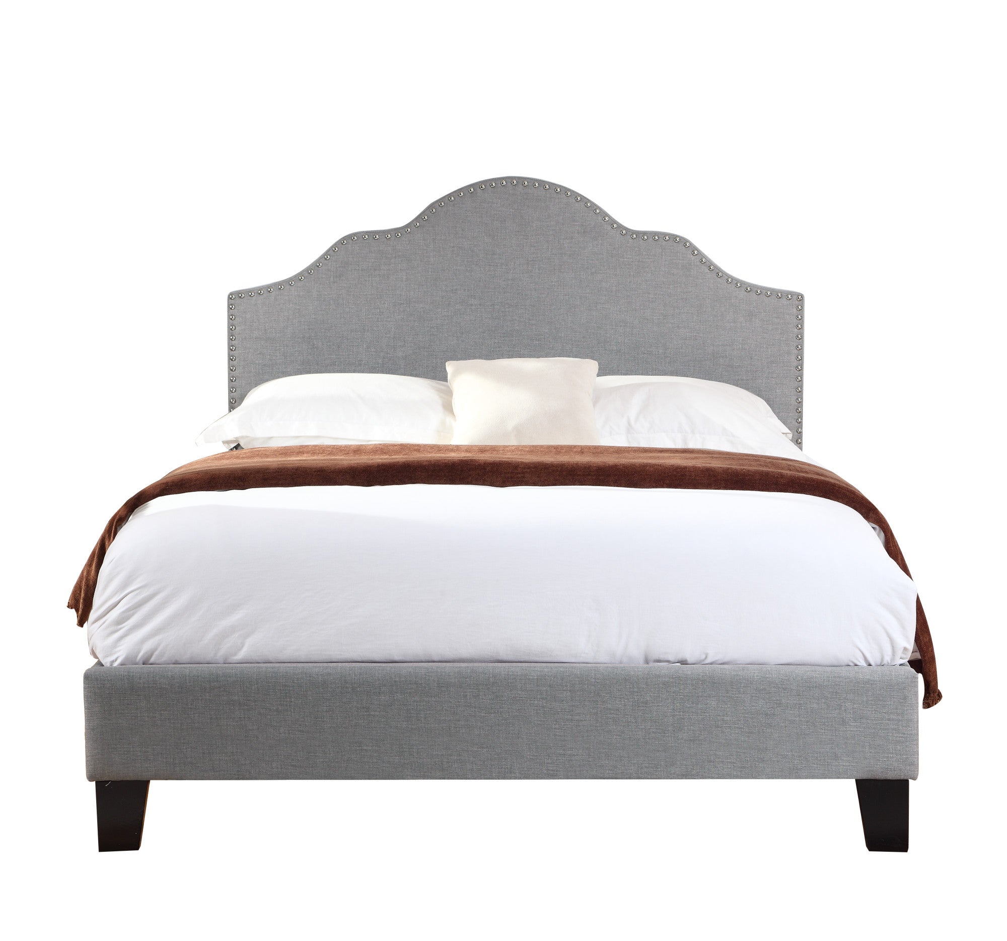 Kopa Gray Upholstered Bed