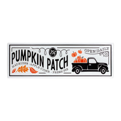 Vintage Design Metal Pumpkin Patch Sign 26.5"