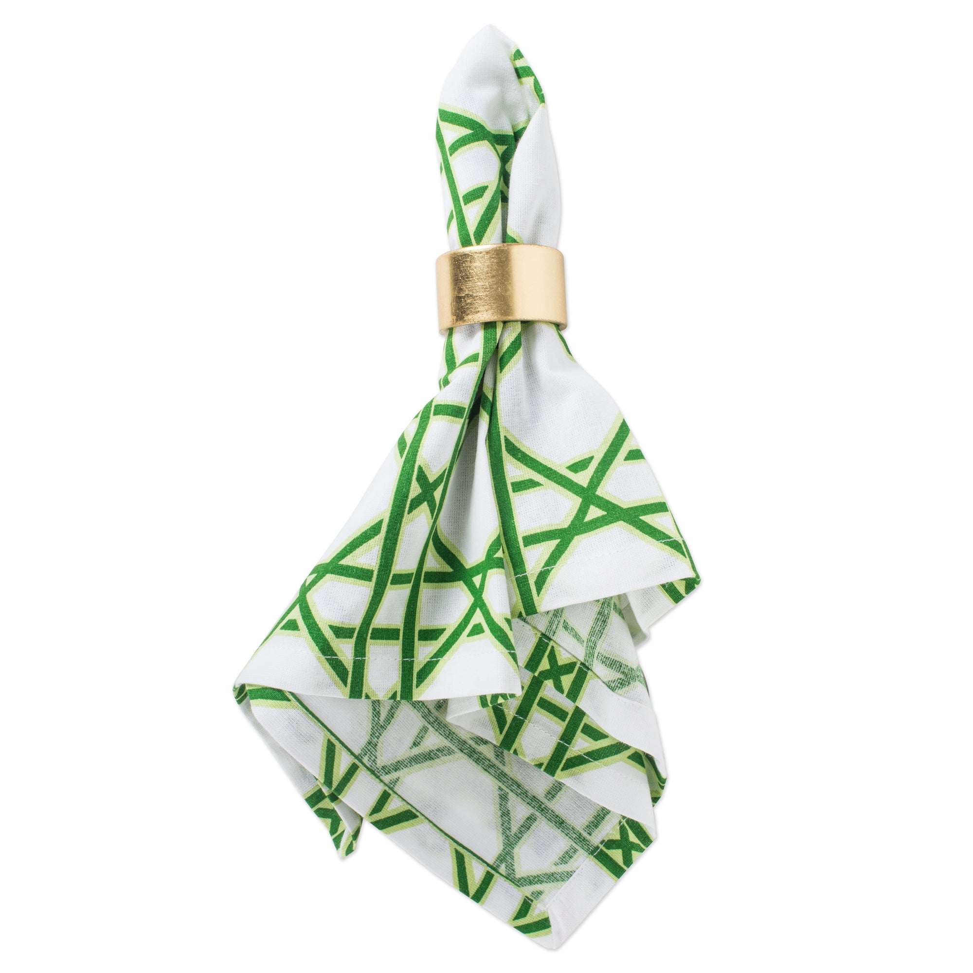 DII Cane Print Cotton Dinner Napkin 4-Piece Set