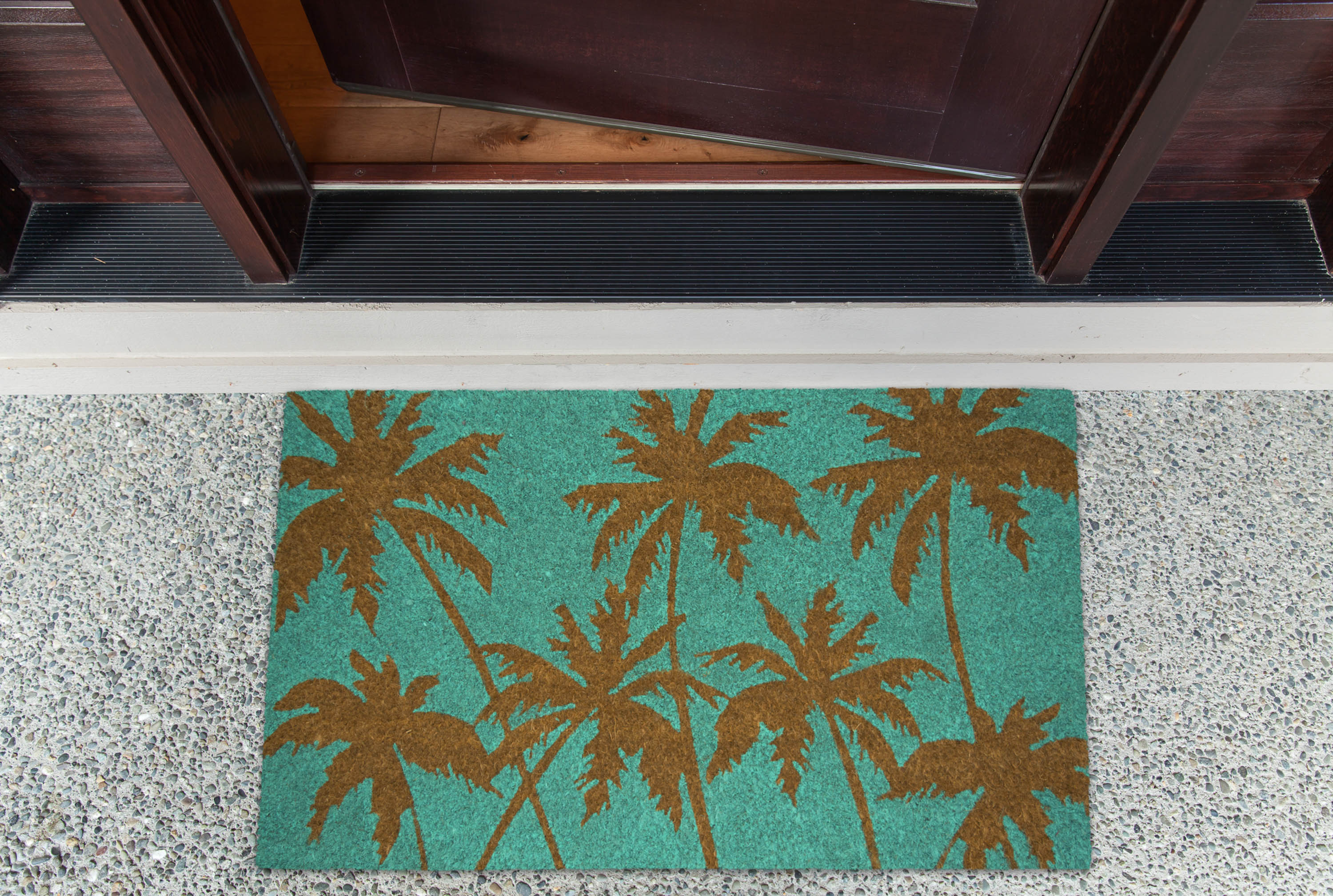 DII Palm Beach Doormat, Non-Slip PVC Backing