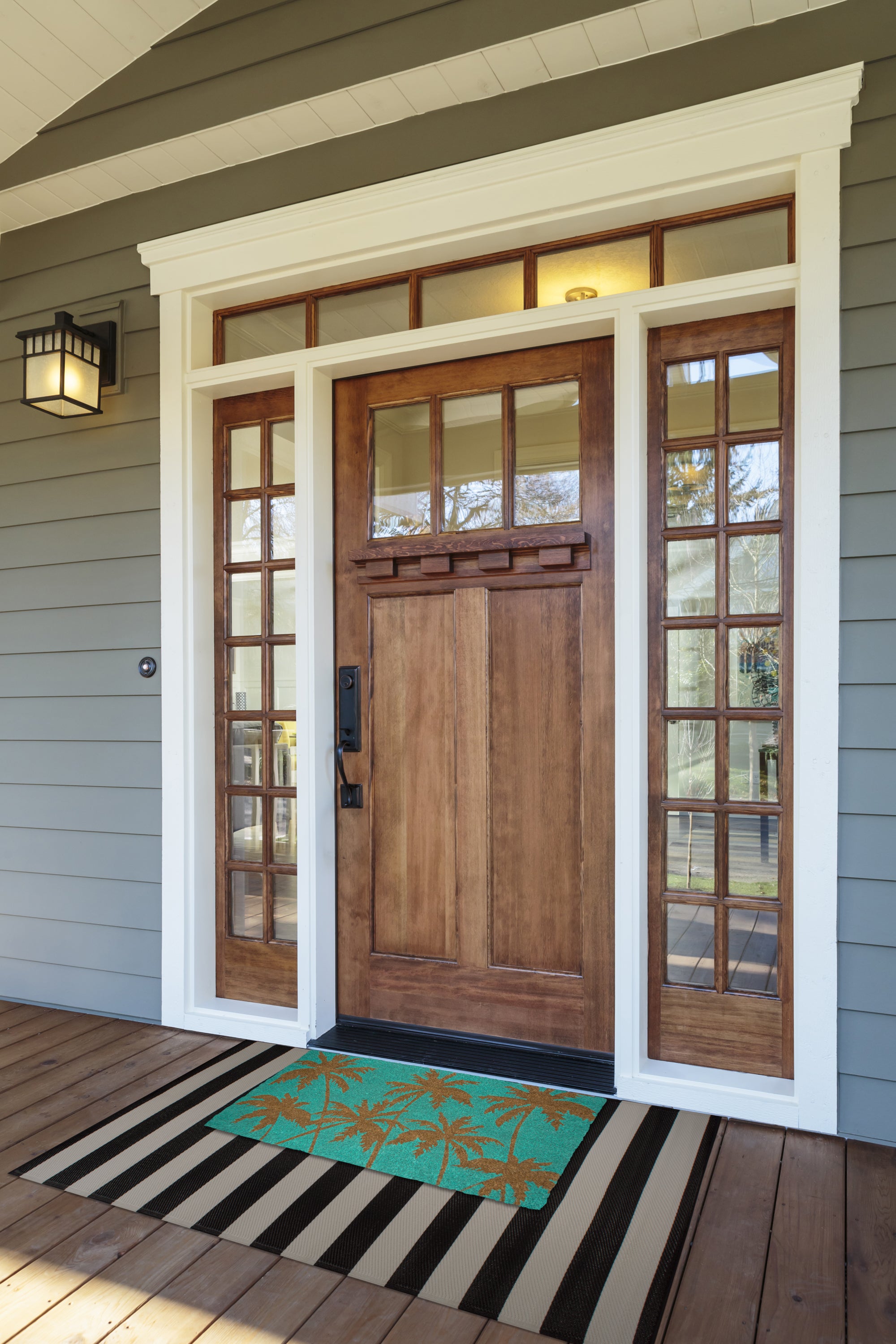 DII Palm Beach Doormat, Non-Slip PVC Backing