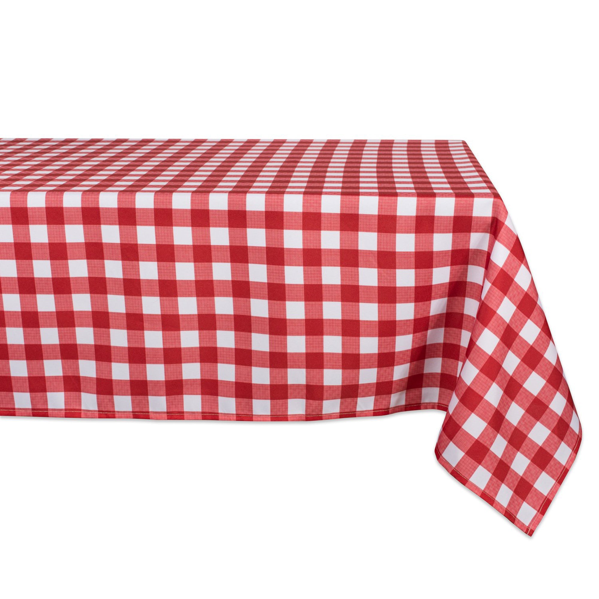 Tango Red Check Outdoor Tablecloth