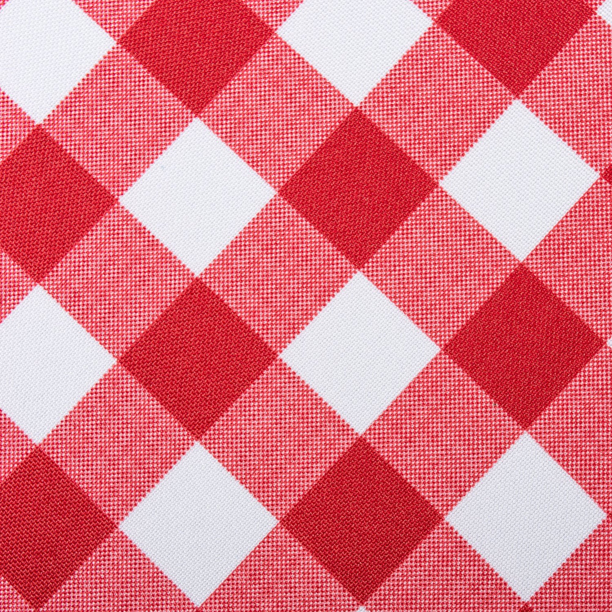 Tango Red Check Outdoor Tablecloth