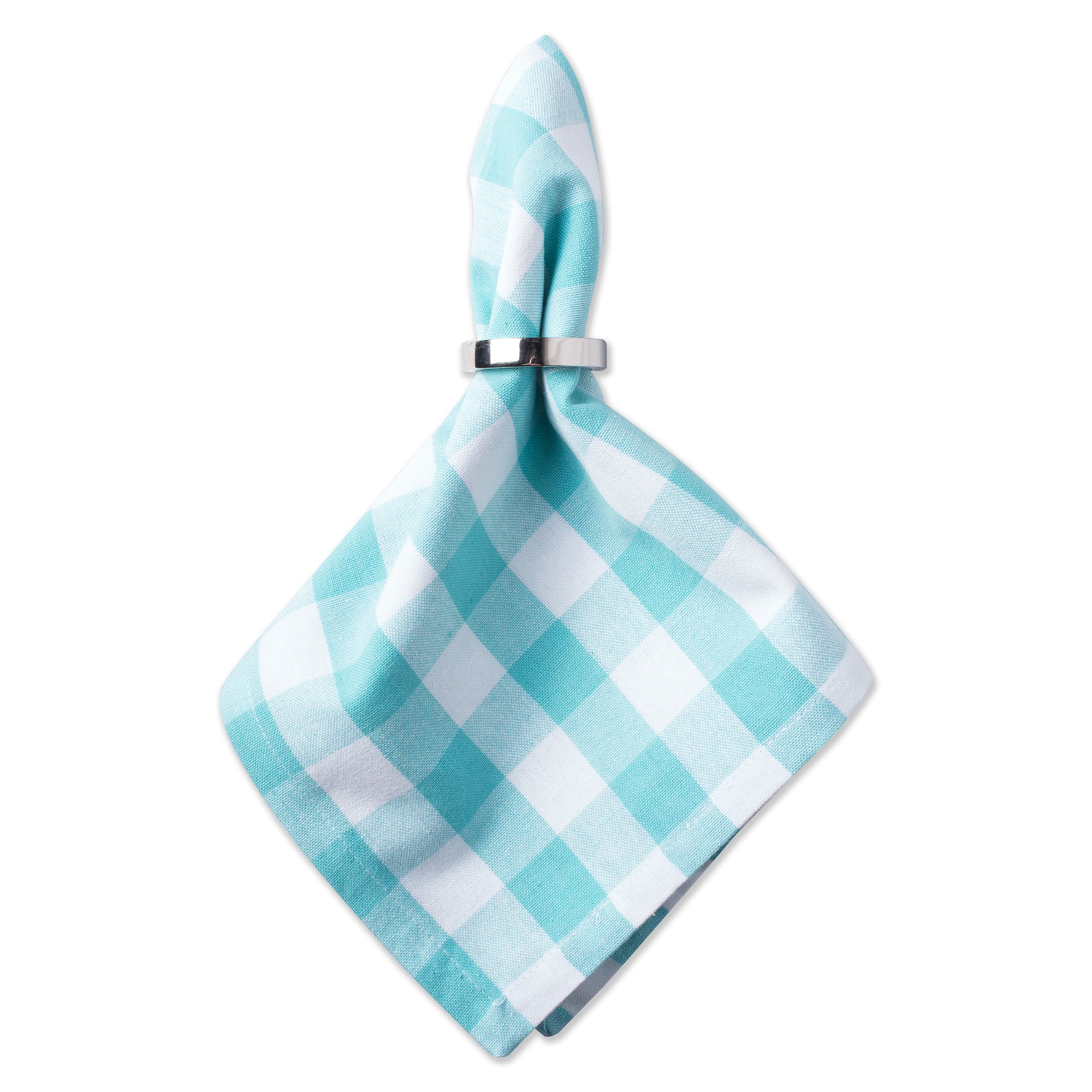 DII Checkers Cotton Dinner Napkin 6-Piece Set