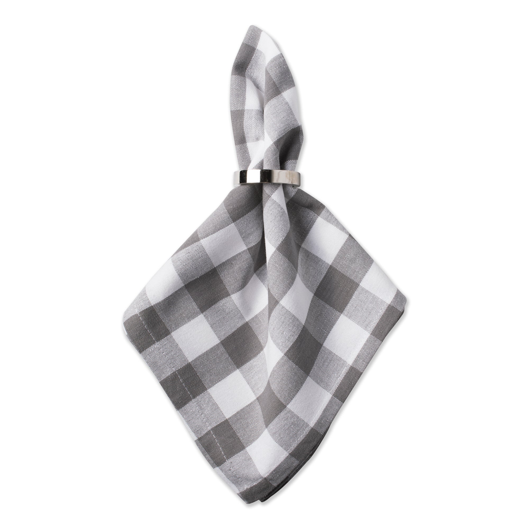 DII Checkers Cotton Dinner Napkin 6-Piece Set