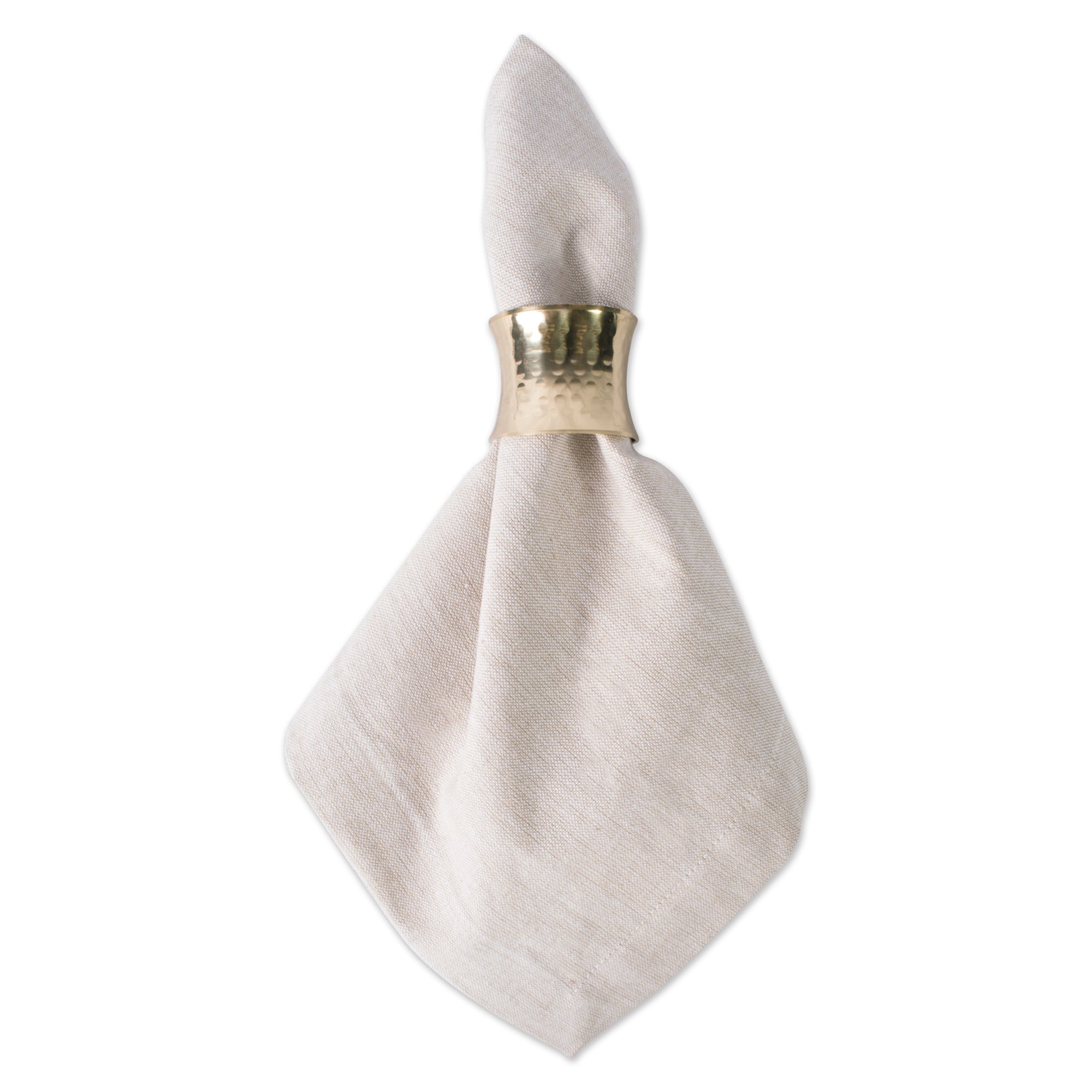 DII Solid Chambray Cotton Dinner Napkin 6-Piece Set
