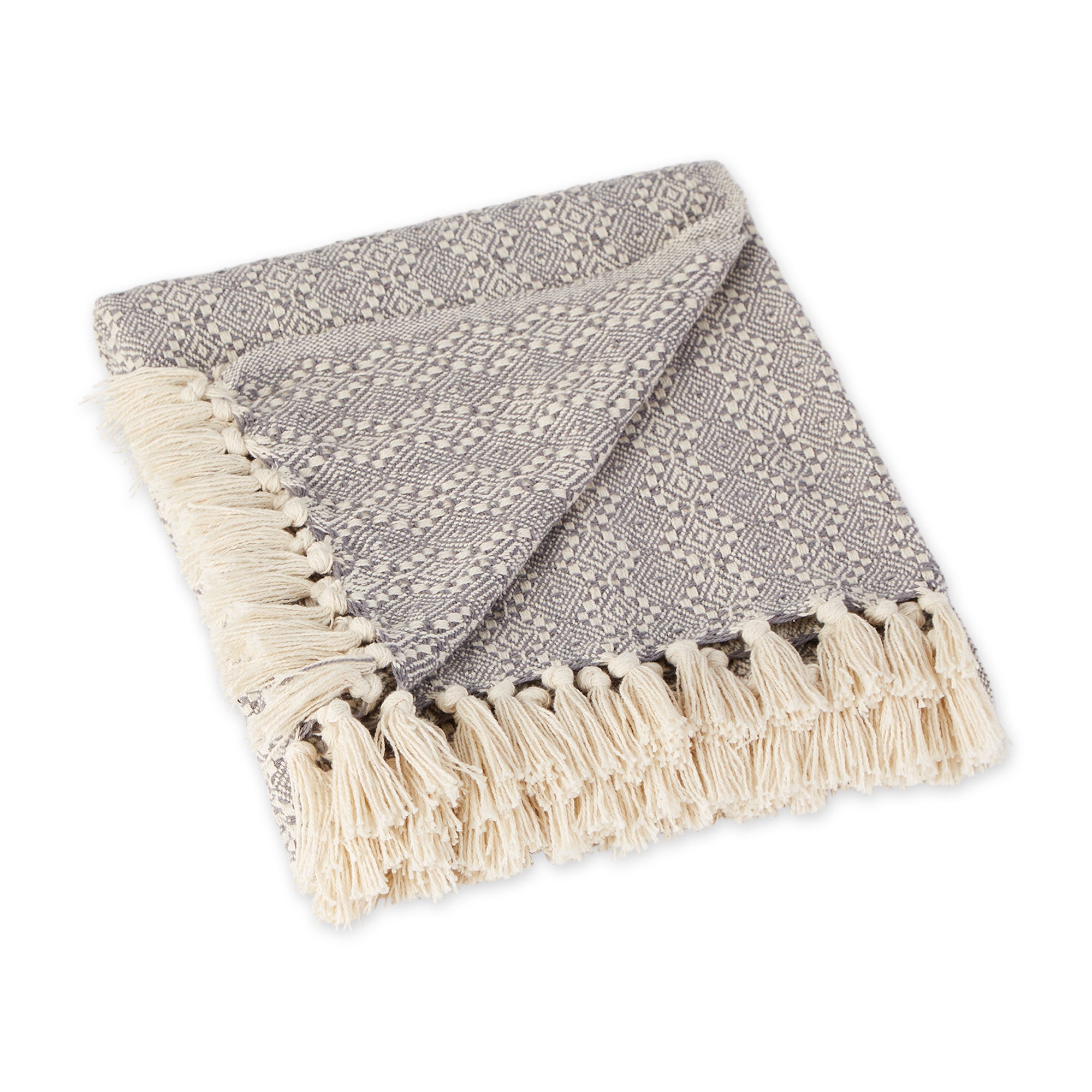 Gray Diamond Throw