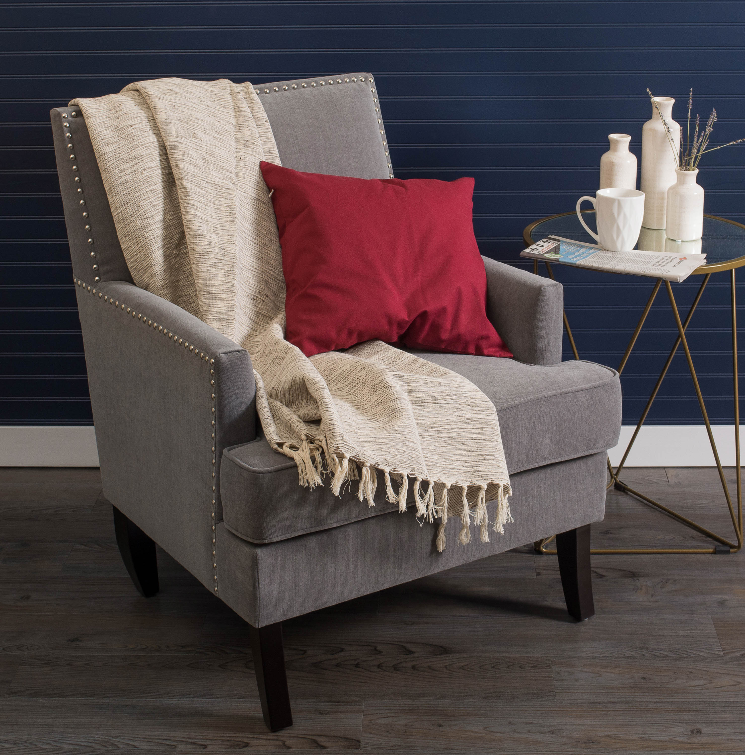 Brown Variegated Throw
