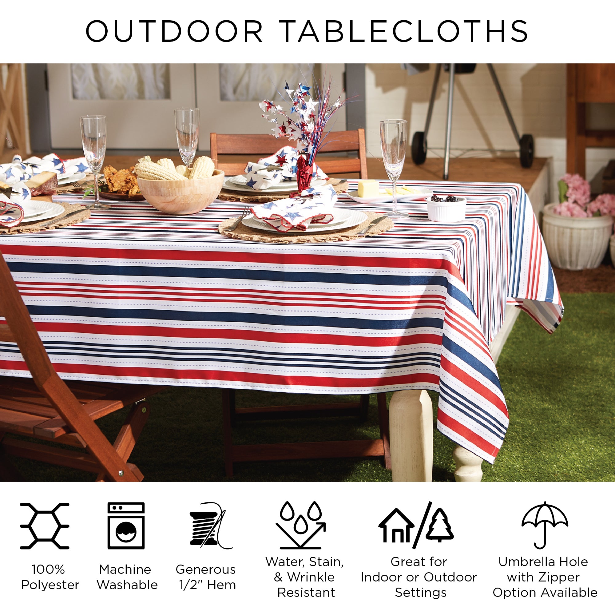 Banana Leaf Outdoor Tablecloth