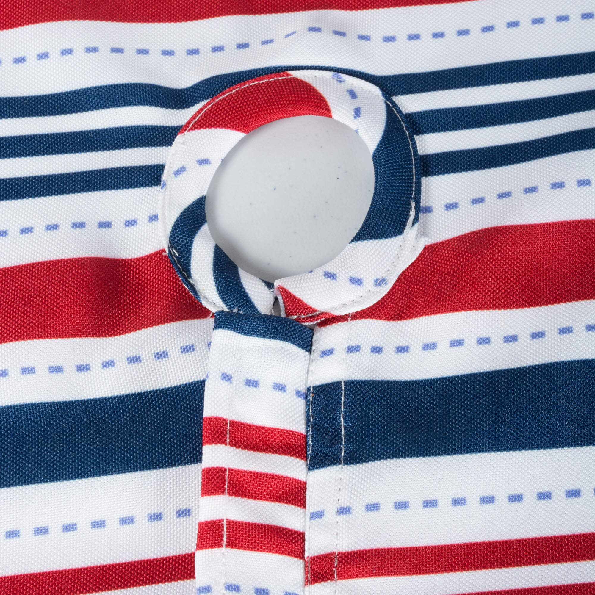 Patriotic Stripe Outdoor Tablecloth With Zipper